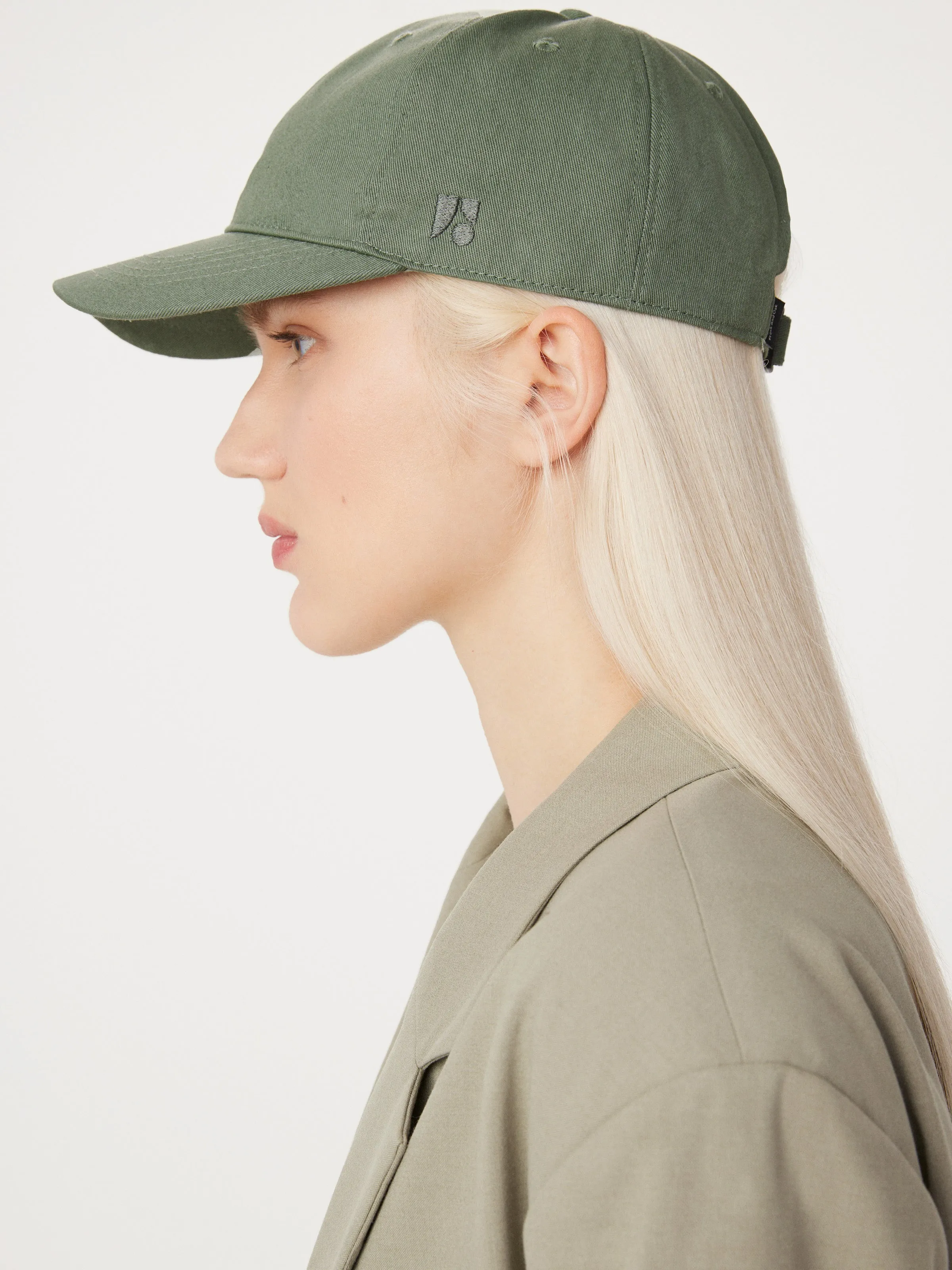 The Garment Dyed Dad Cap in Agave sold by Frank & Oak product image thumbnail 4