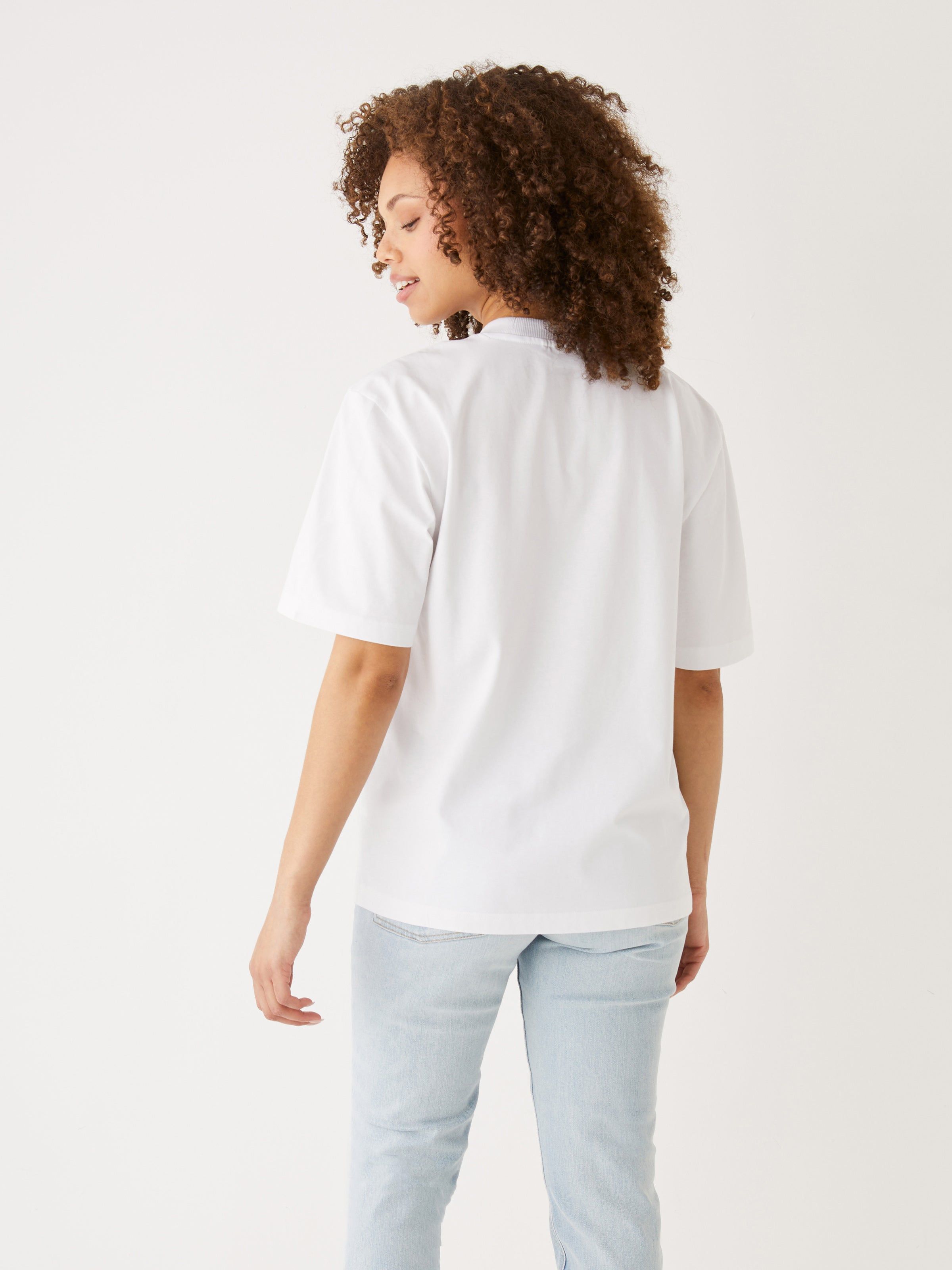 The Oversized Graphic T-Shirt in Bright White sold by Frank & Oak product image thumbnail 3