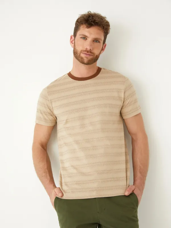 The Organic Cotton Boho T-Shirt in Feather Grey sold by Frank & Oak