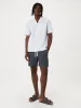 The Seersucker Camp Collar Shirt in Cobalt Blue sold by Frank & Oak