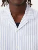 The Seersucker Camp Collar Shirt in Cobalt Blue sold by Frank & Oak