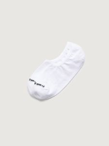 No-Show Socks in White sold by Frank & Oak