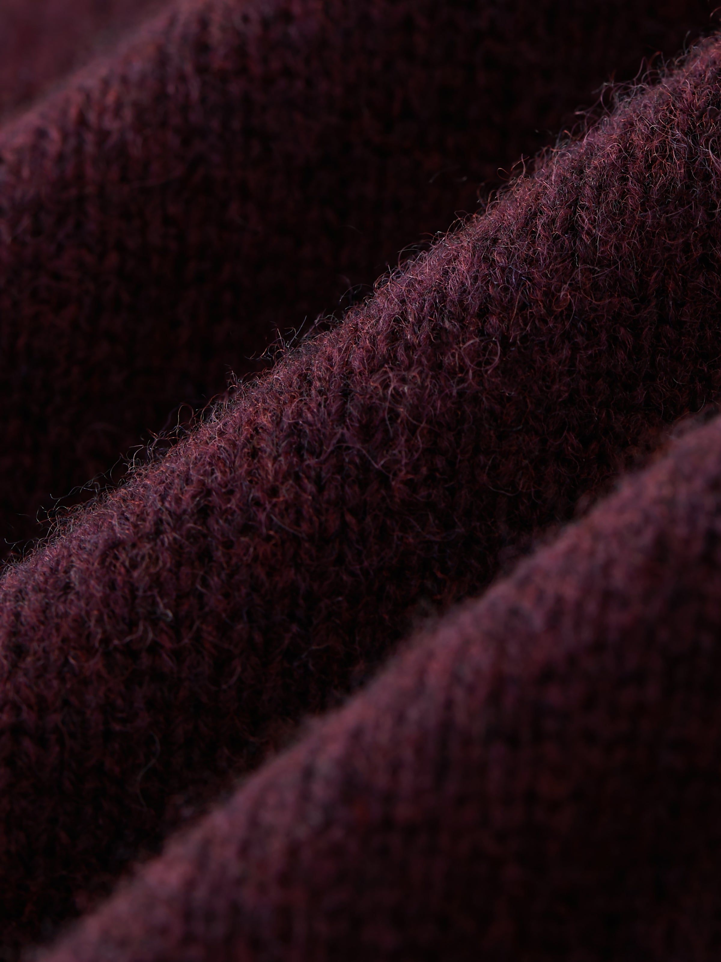 The Yak Wool Turtleneck in Dark Purple sold by Frank & Oak product image thumbnail 6