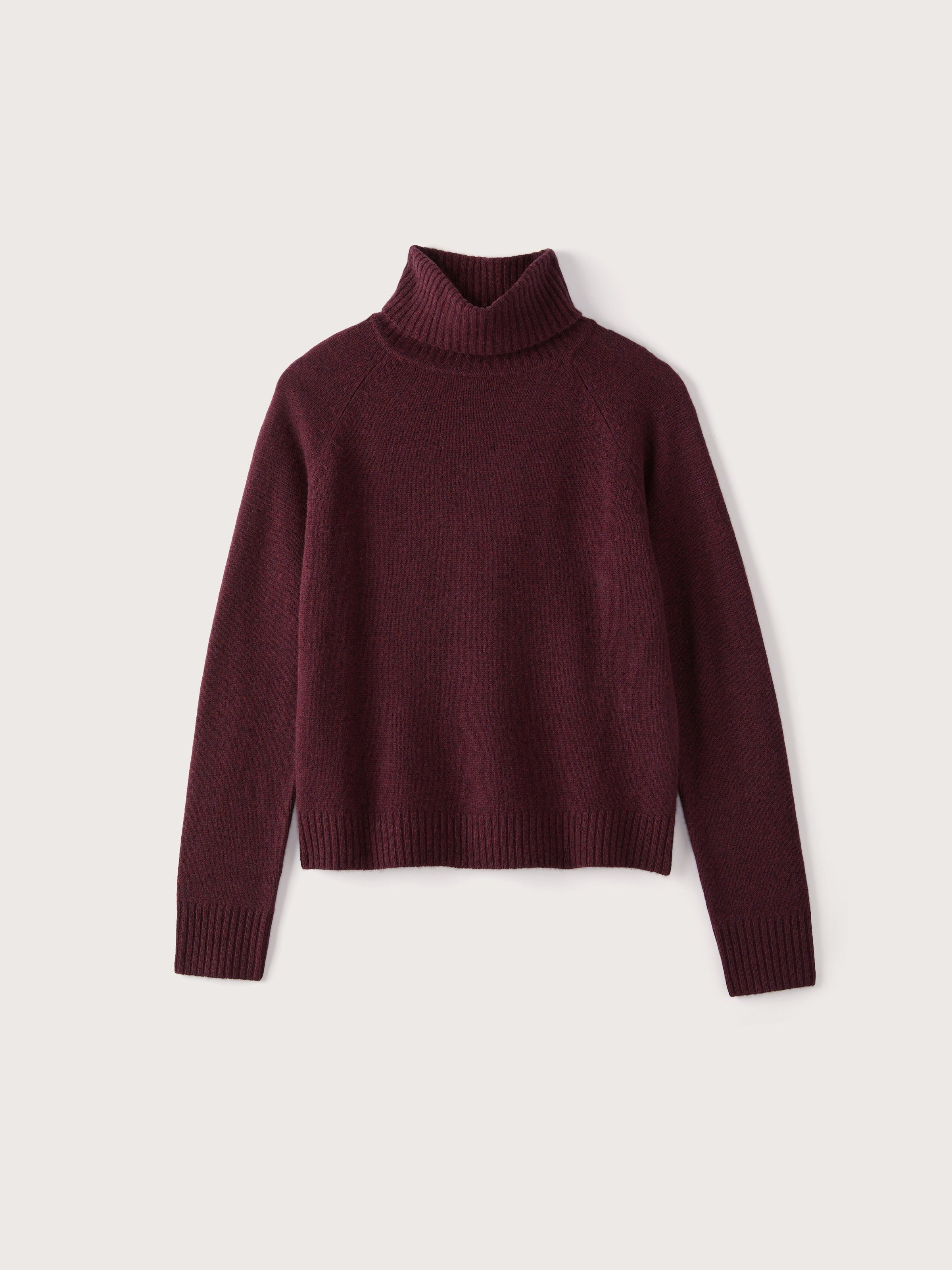 The Yak Wool Turtleneck in Dark Purple sold by Frank & Oak product image thumbnail 5