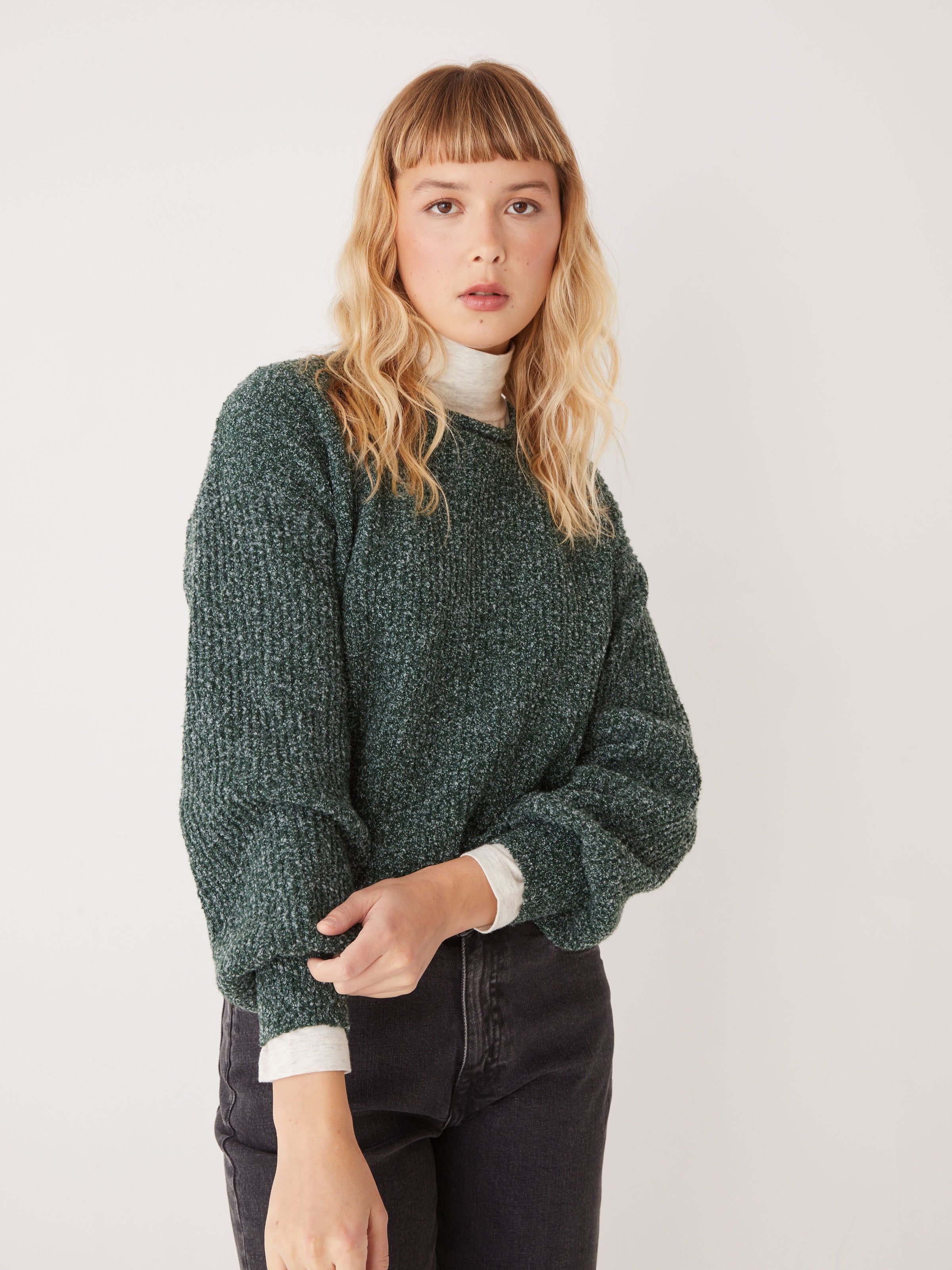 The Seawool® Sweater in Pine Grove sold by Frank & Oak product image thumbnail 2