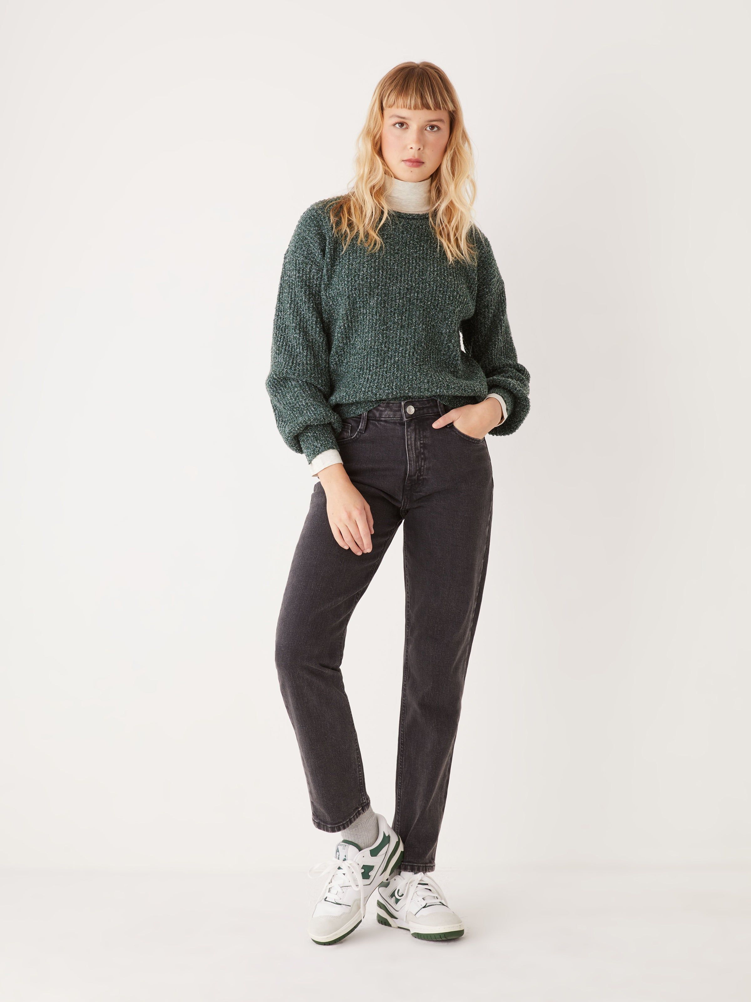 The Seawool® Sweater in Pine Grove sold by Frank & Oak