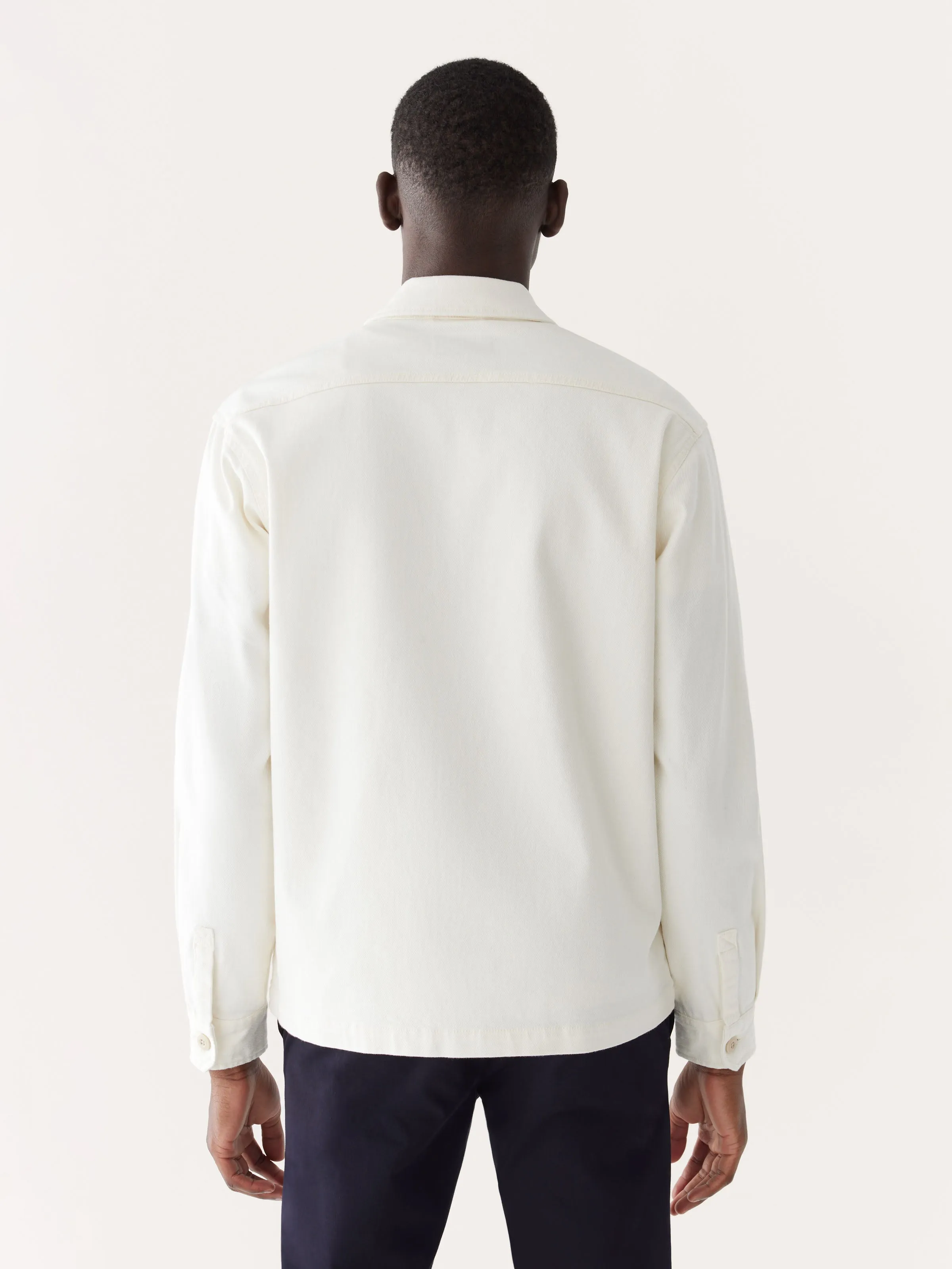 The Worker Overshirt in Cloud sold by Frank & Oak product image thumbnail 3
