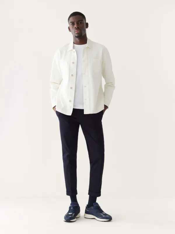 The Worker Overshirt in Cloud sold by Frank & Oak