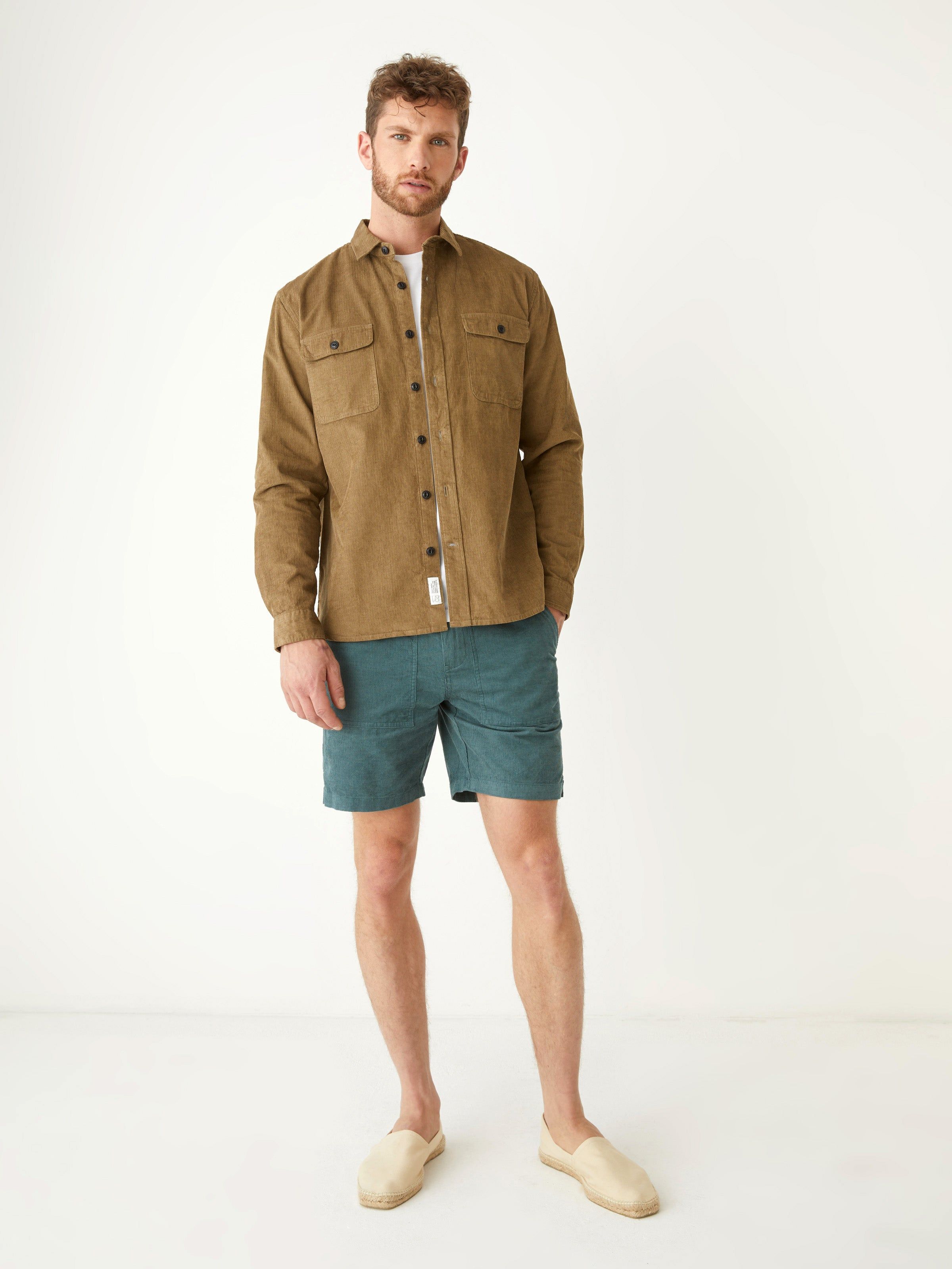 The Corduroy Shirt in Khaki sold by Frank & Oak product image thumbnail 3