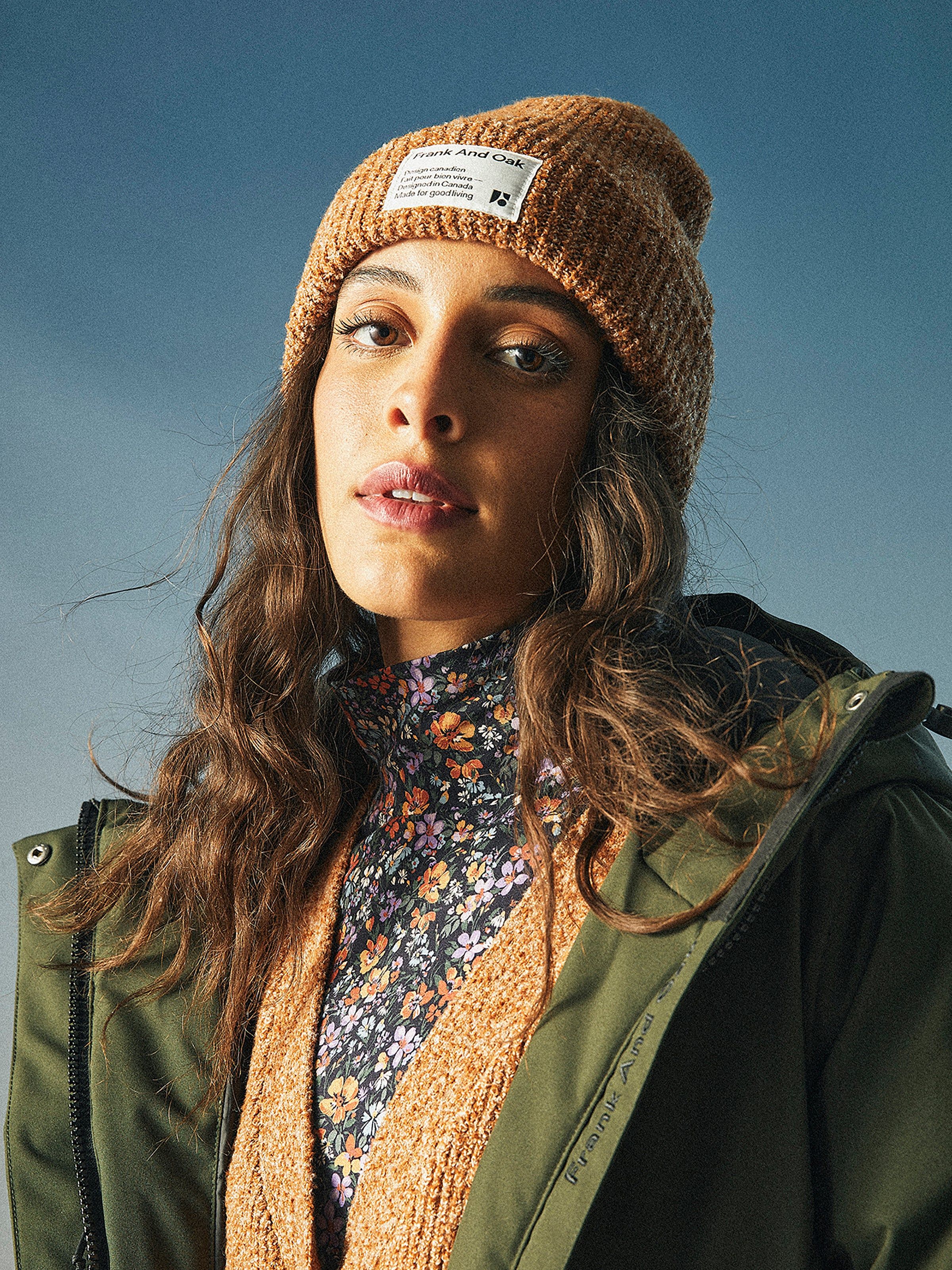 The Seawool® Beanie in Argan sold by Frank & Oak