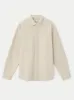 The Herringbone Overshirt in Beige sold by Frank & Oak