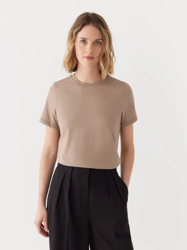 The Essential T-Shirt in Champagne sold by Frank & Oak