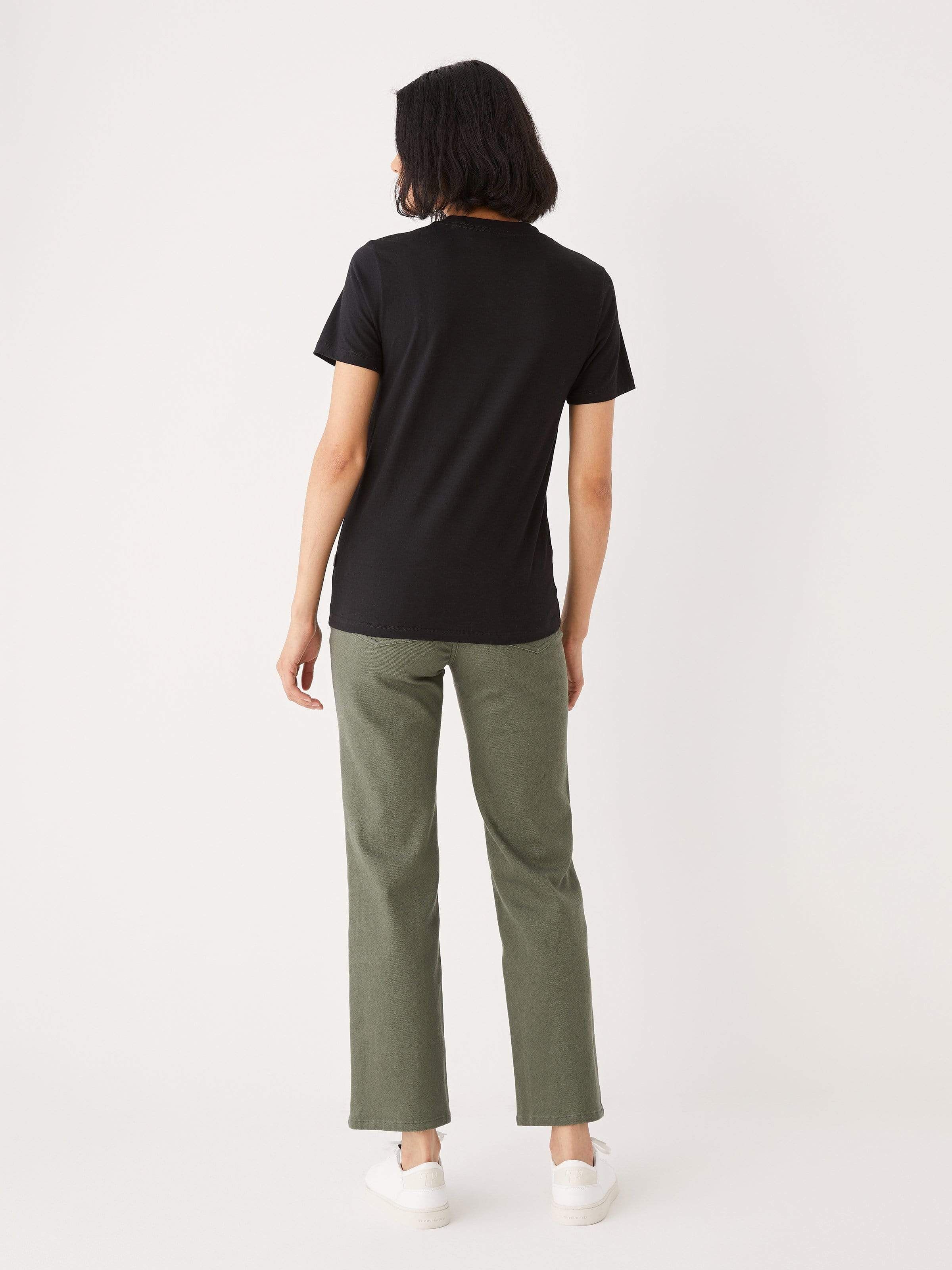 The Organic Cotton Essential T-Shirt in Black sold by Frank & Oak product image thumbnail 3