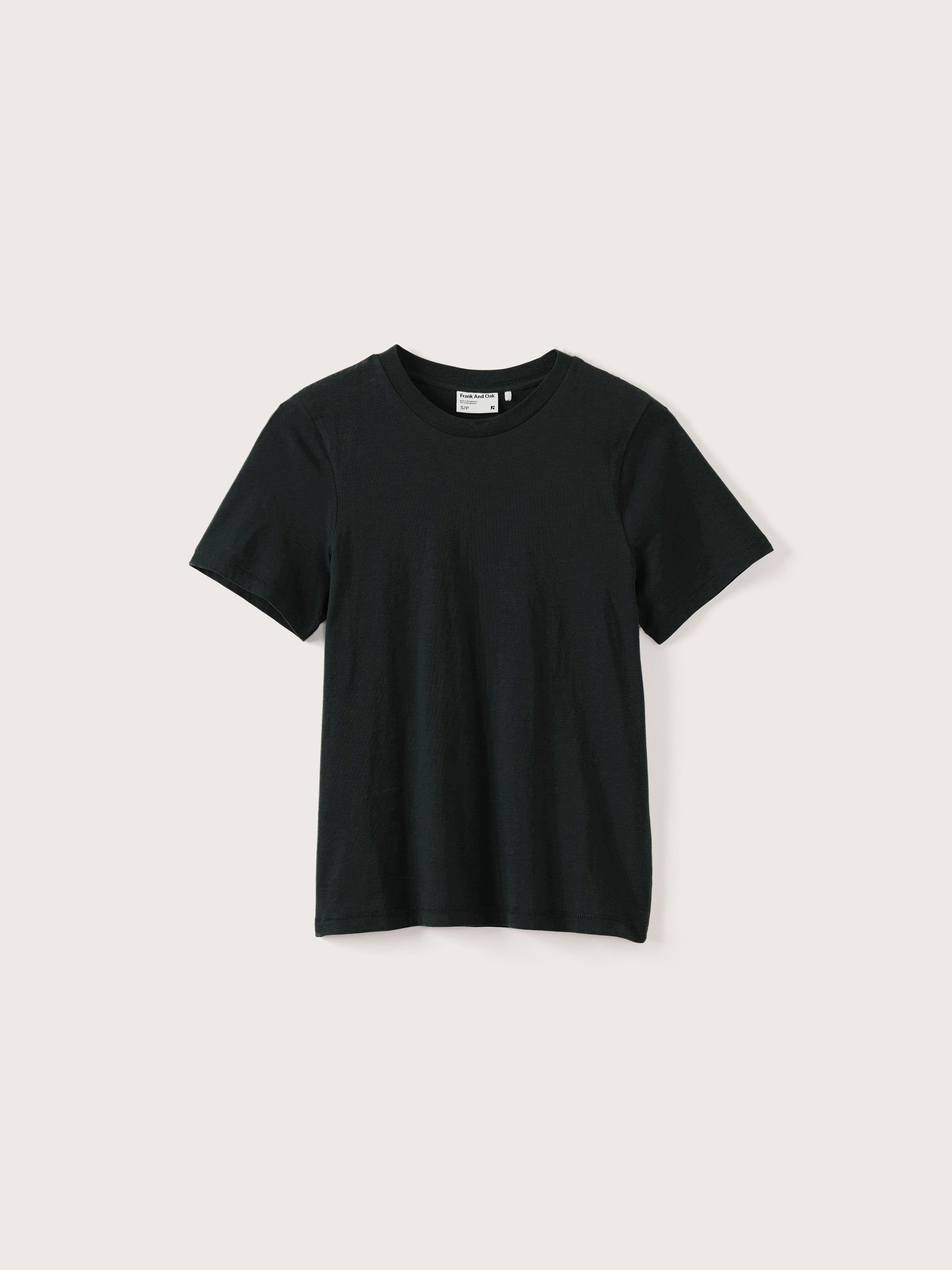The Organic Cotton Essential T-Shirt in Black sold by Frank & Oak product image thumbnail 5