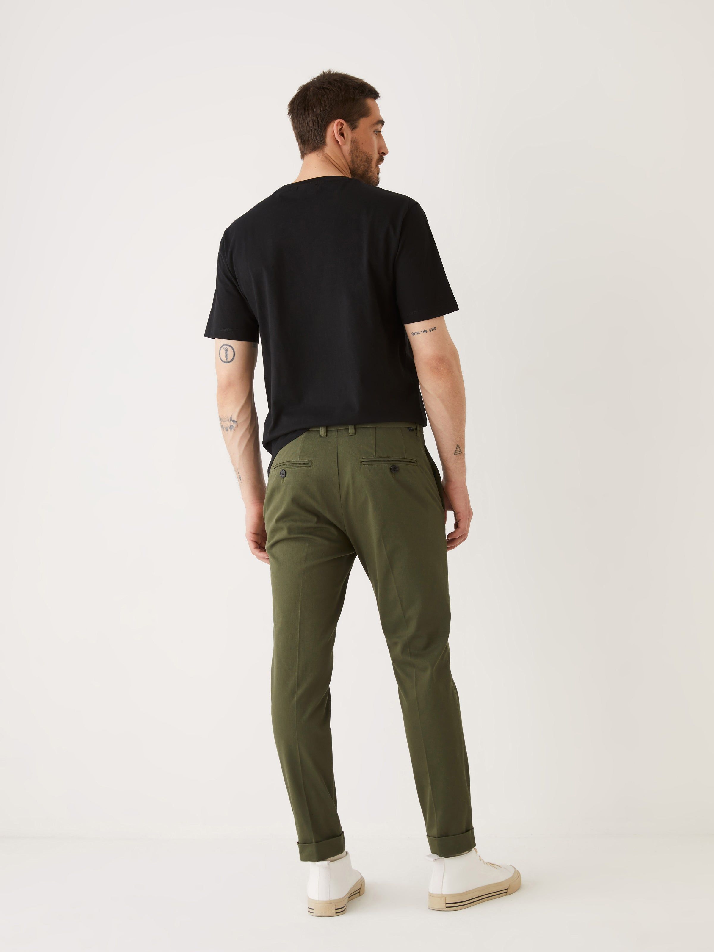 The Tapered Flex Worker's Pant in Khaki sold by Frank & Oak product image thumbnail 4