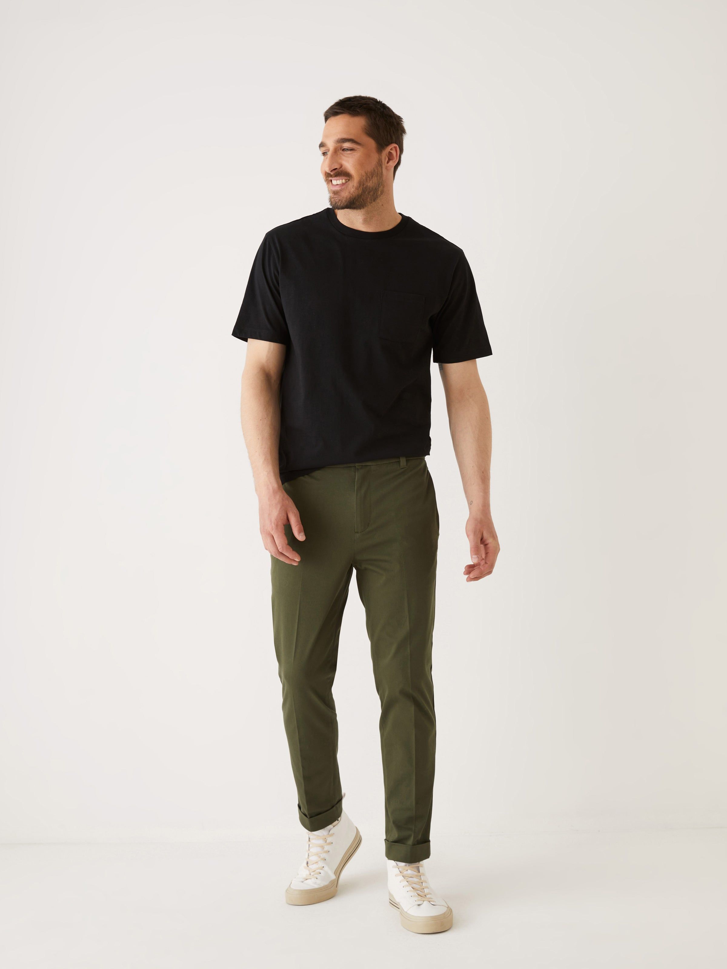 The Tapered Flex Worker's Pant in Khaki sold by Frank & Oak product image thumbnail 2