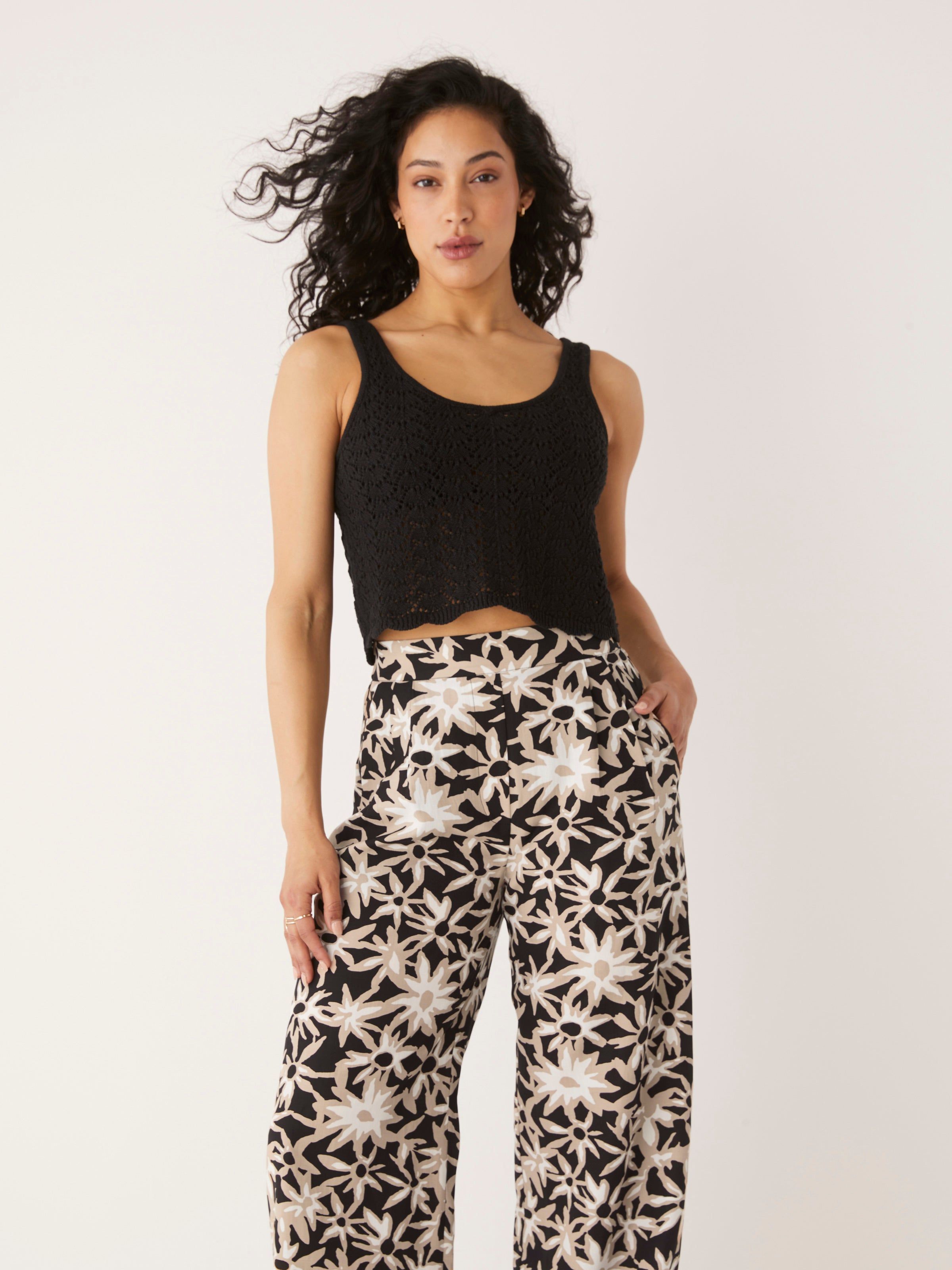 The Knit Tank Top in Black sold by Frank & Oak product image thumbnail 2