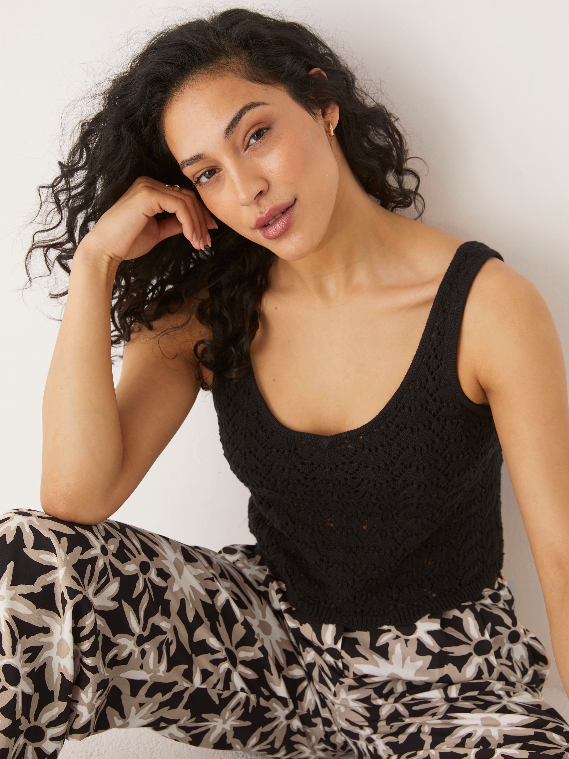 The Knit Tank Top in Black sold by Frank & Oak product image thumbnail 3