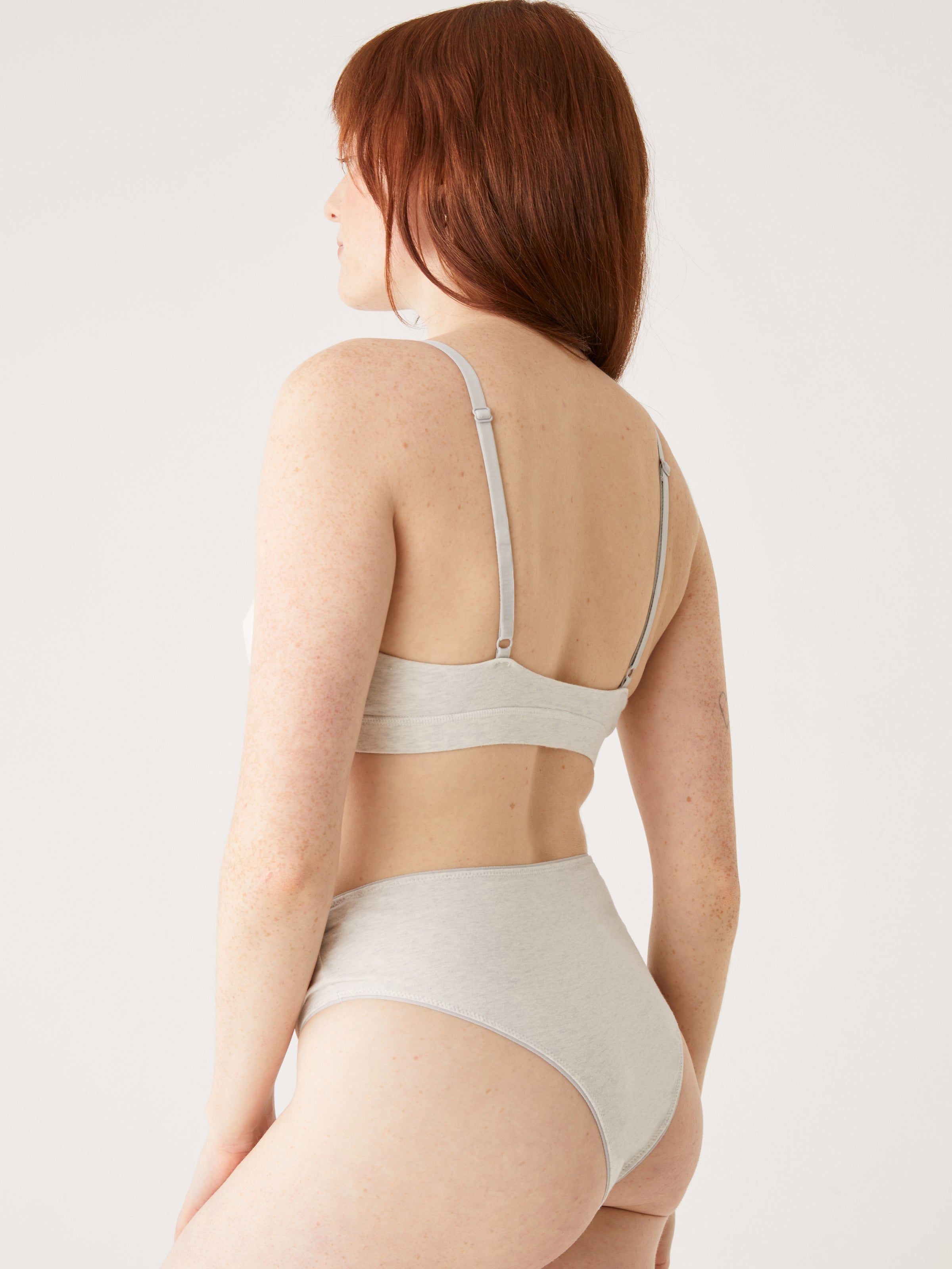 The Cotton Bikini Panty in Faded Grey sold by Frank & Oak product image thumbnail 2