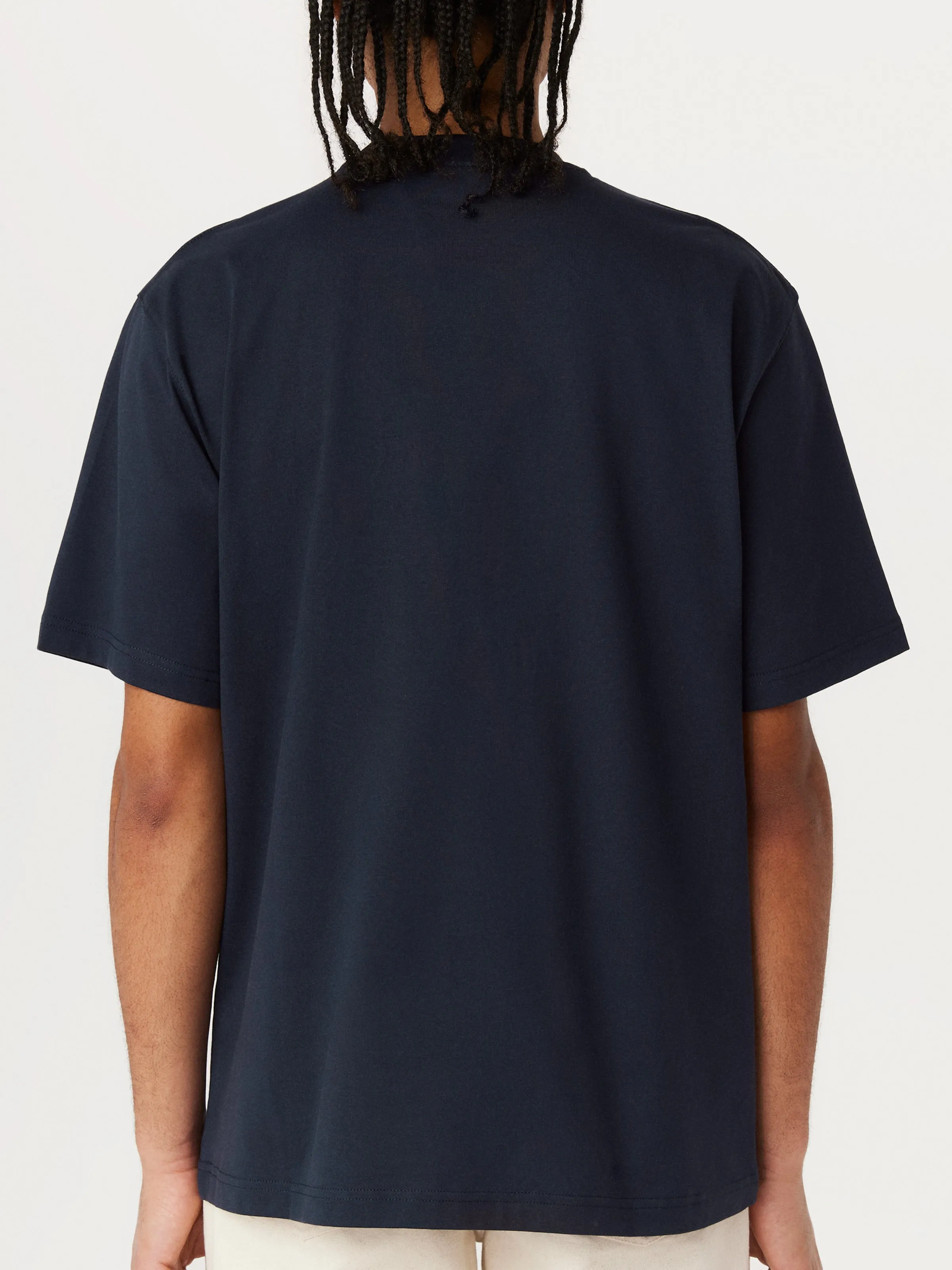 The Boxy T-Shirt in Deep Blue sold by Frank & Oak product image thumbnail 3