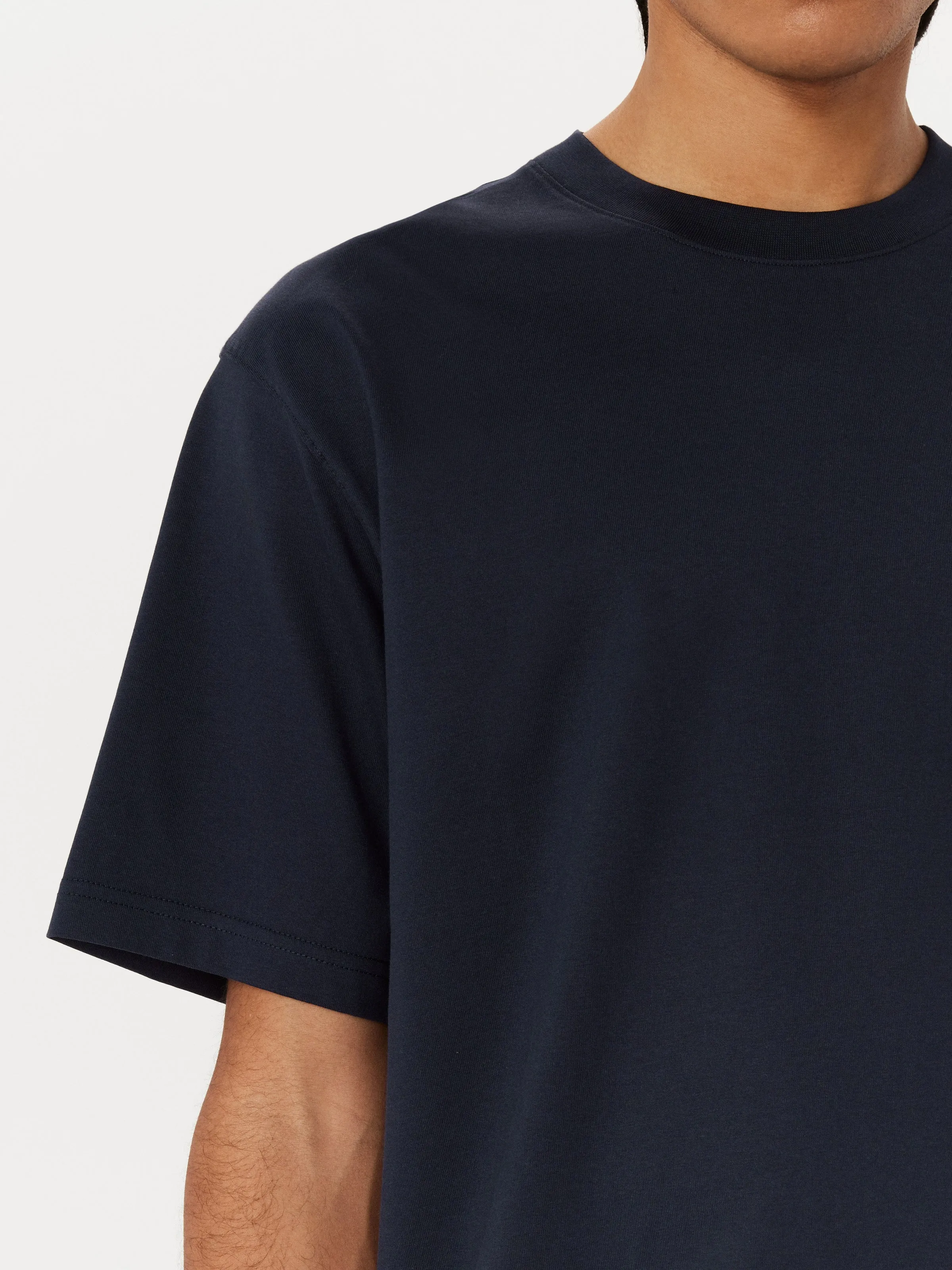 The Boxy T-Shirt in Deep Blue sold by Frank & Oak product image thumbnail 4