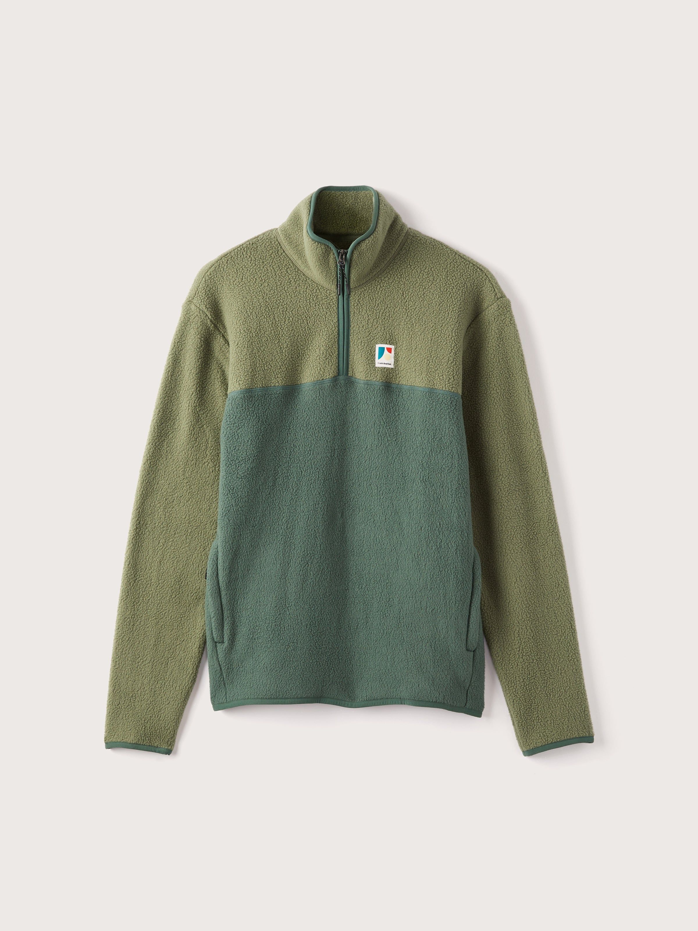 The Polar Fleece Pullover in Dark Green sold by Frank & Oak product image thumbnail 6