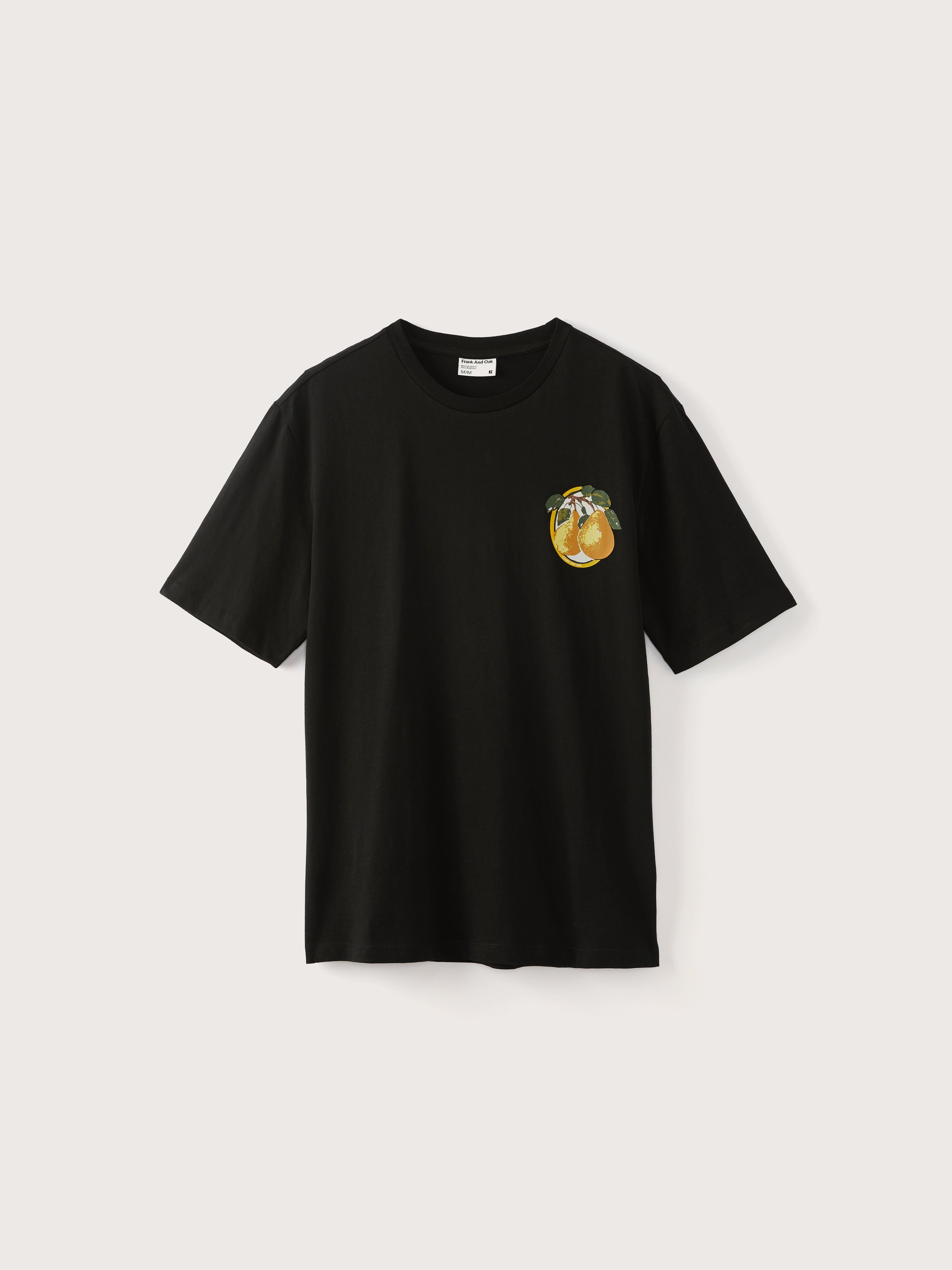 The Relaxed Fit Graphic T-Shirt in Black sold by Frank & Oak product image thumbnail 5