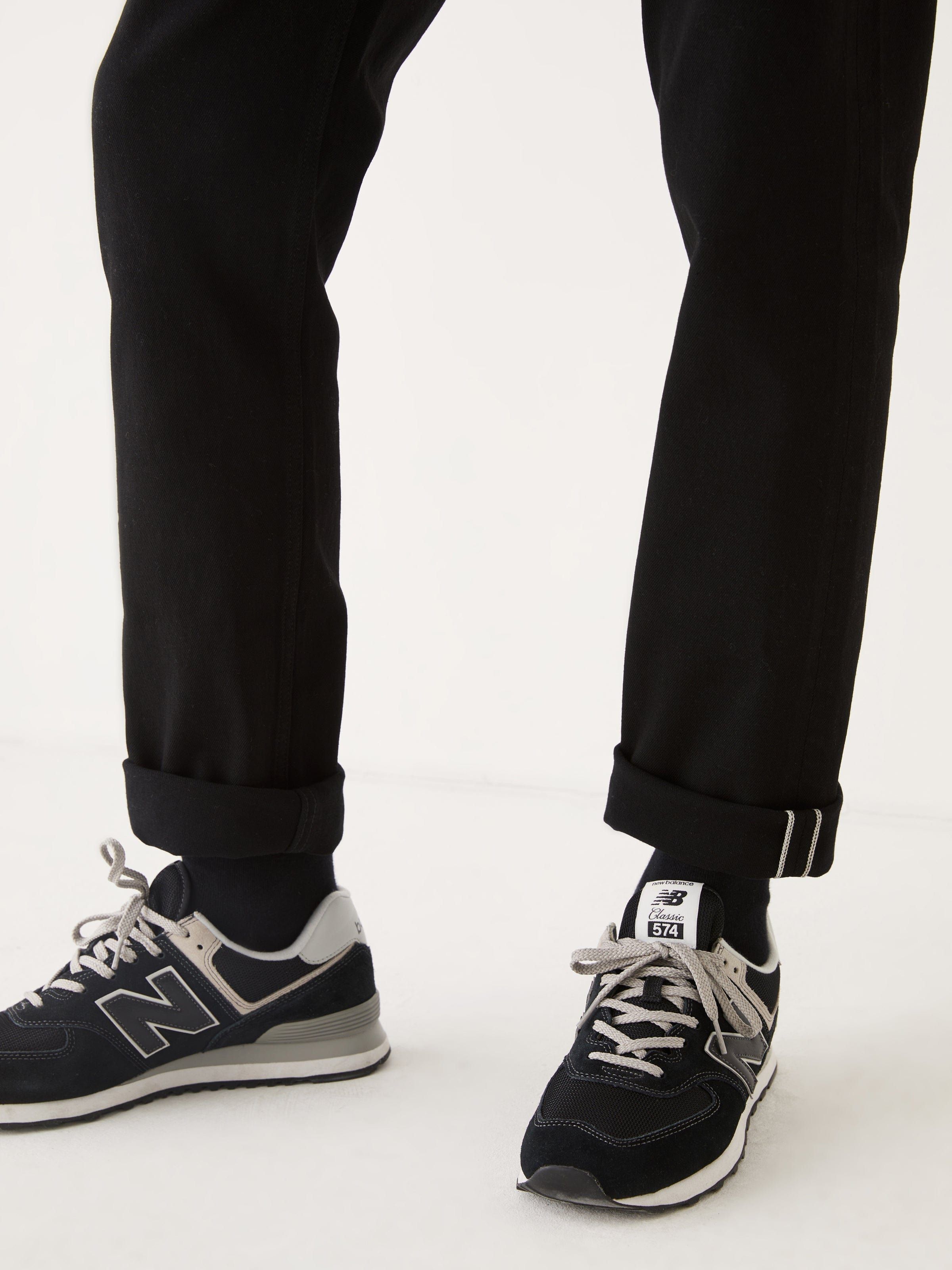 The Selvedge Slim Fit Jean in Black sold by Frank & Oak product image thumbnail 6