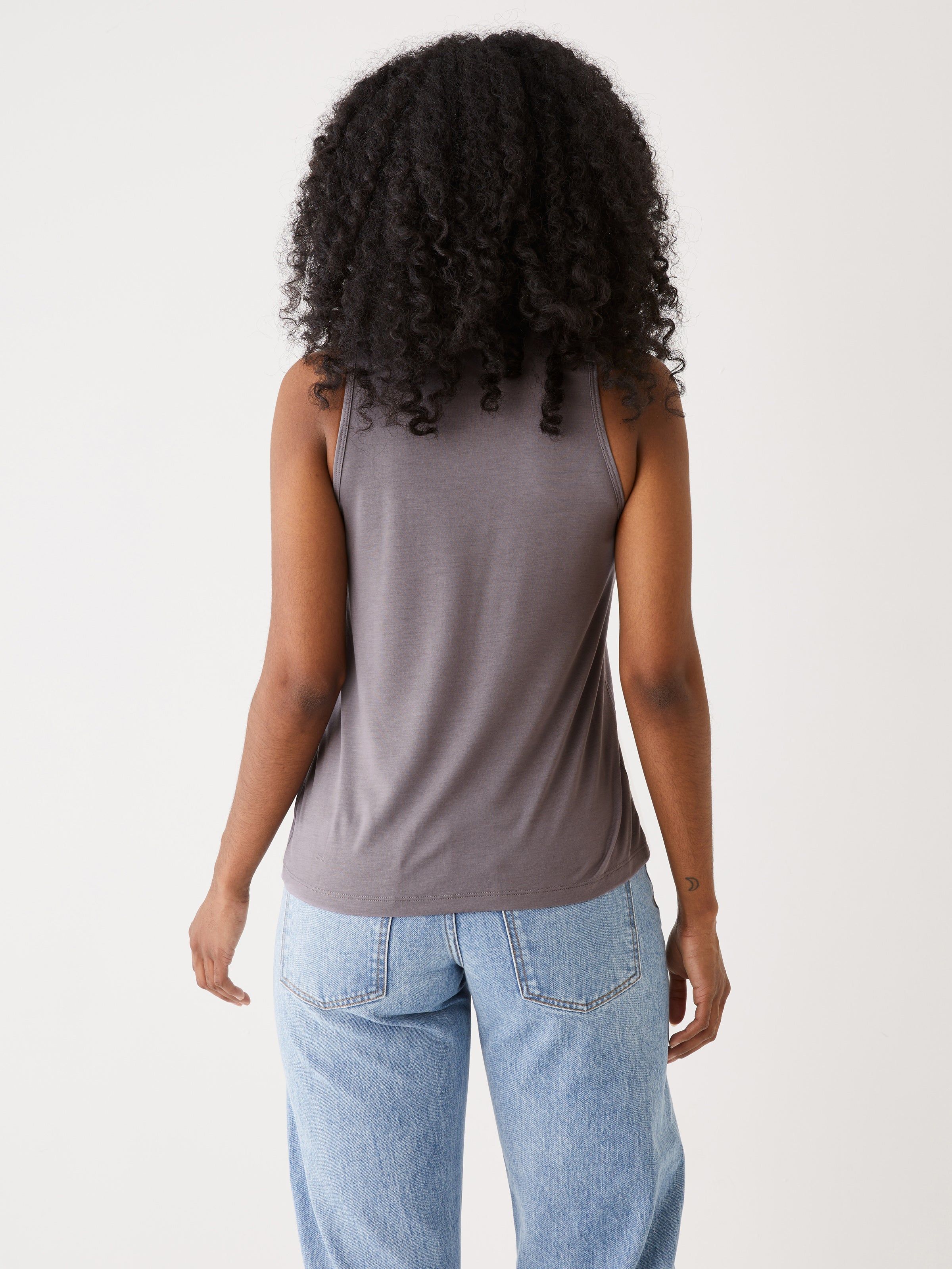 The Supersoft Tank Top in Grey sold by Frank & Oak product image thumbnail 3