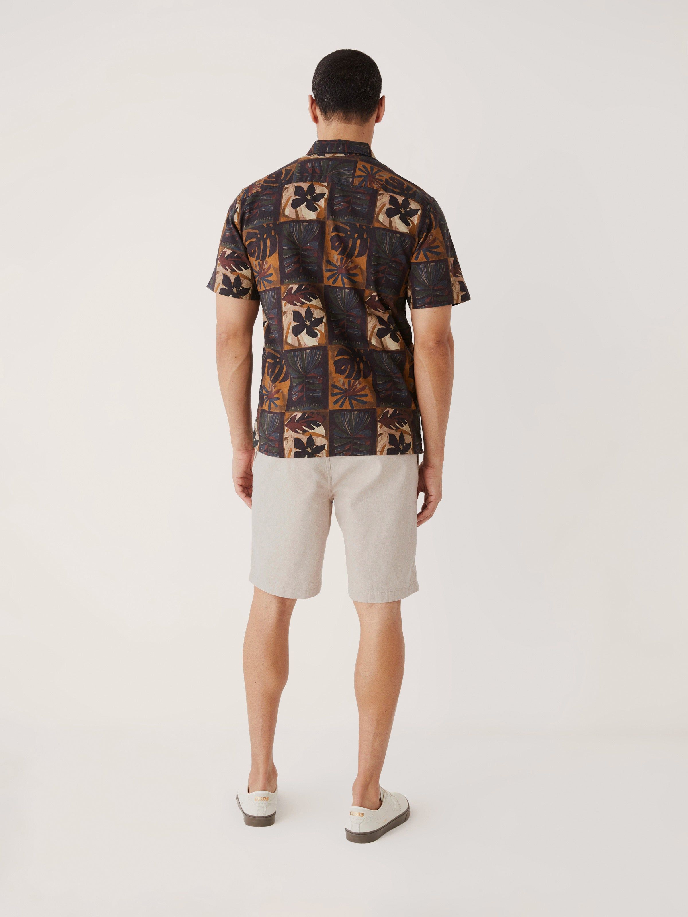 The Printed Resort Shirt in Copper sold by Frank & Oak product image thumbnail 5
