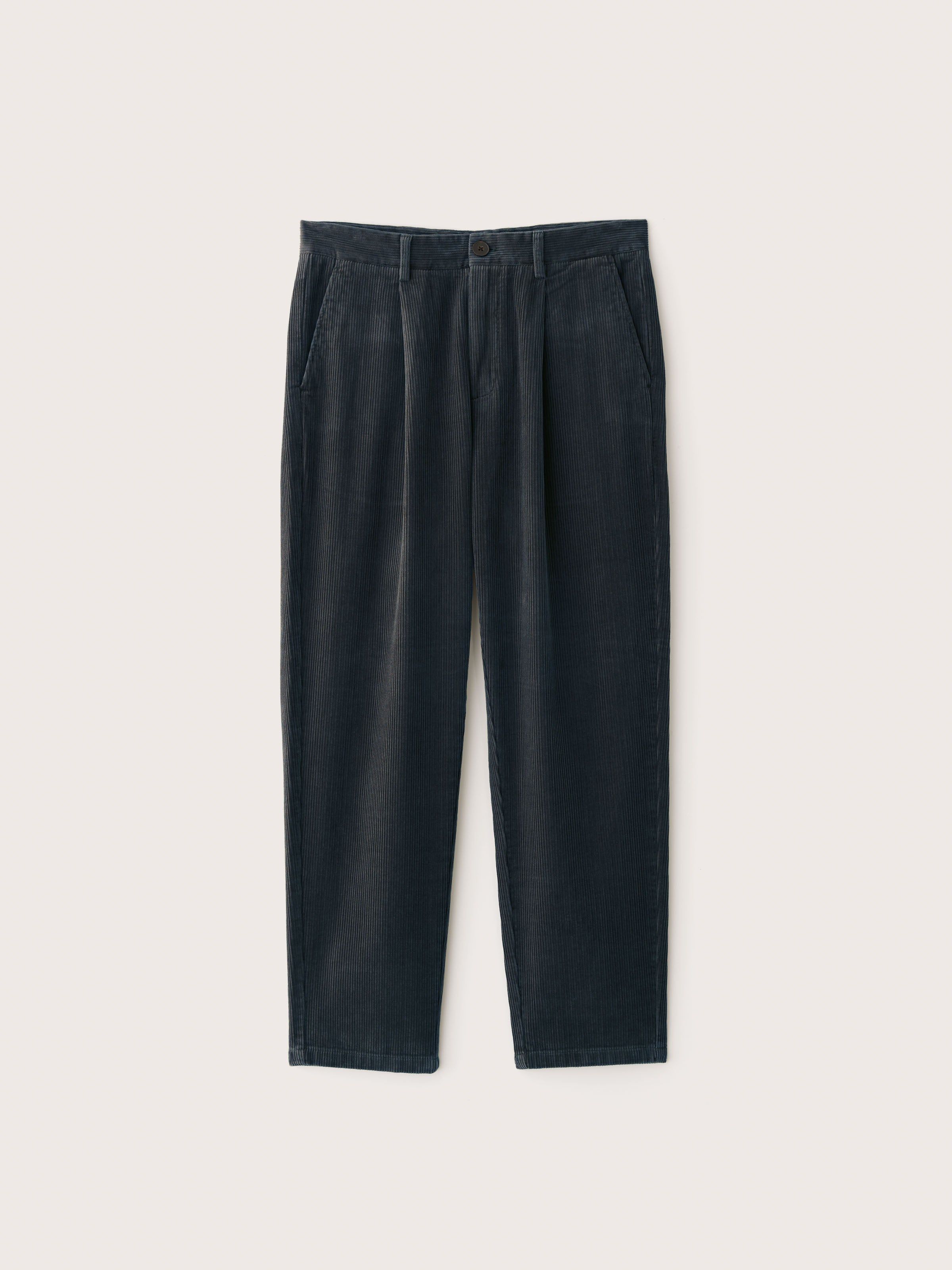 The Jamie Relaxed Tapered Fit Corduroy Pant in Deep Blue sold by Frank & Oak product image thumbnail 5