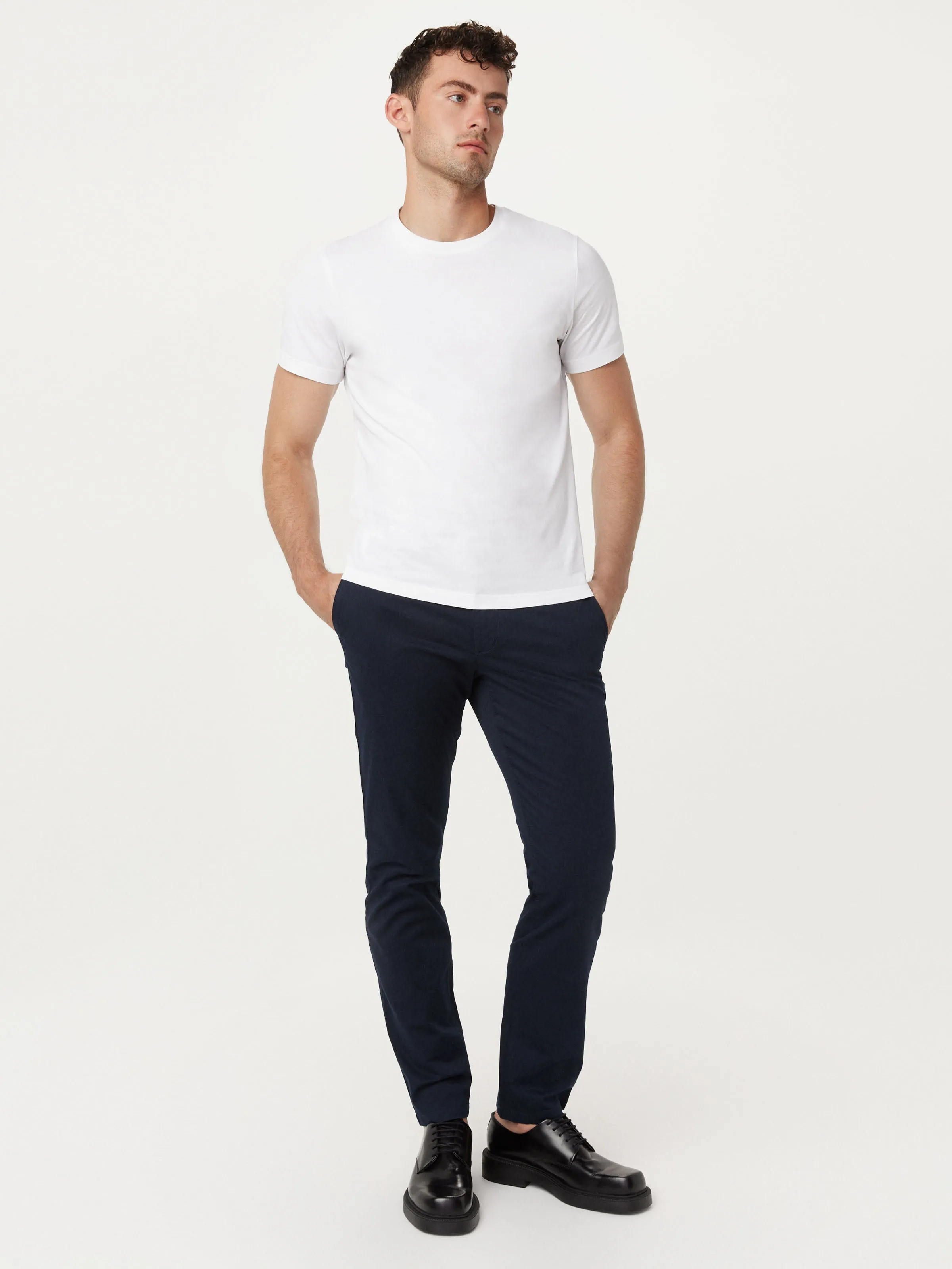 The Essential Slim T-Shirt in White sold by Frank & Oak