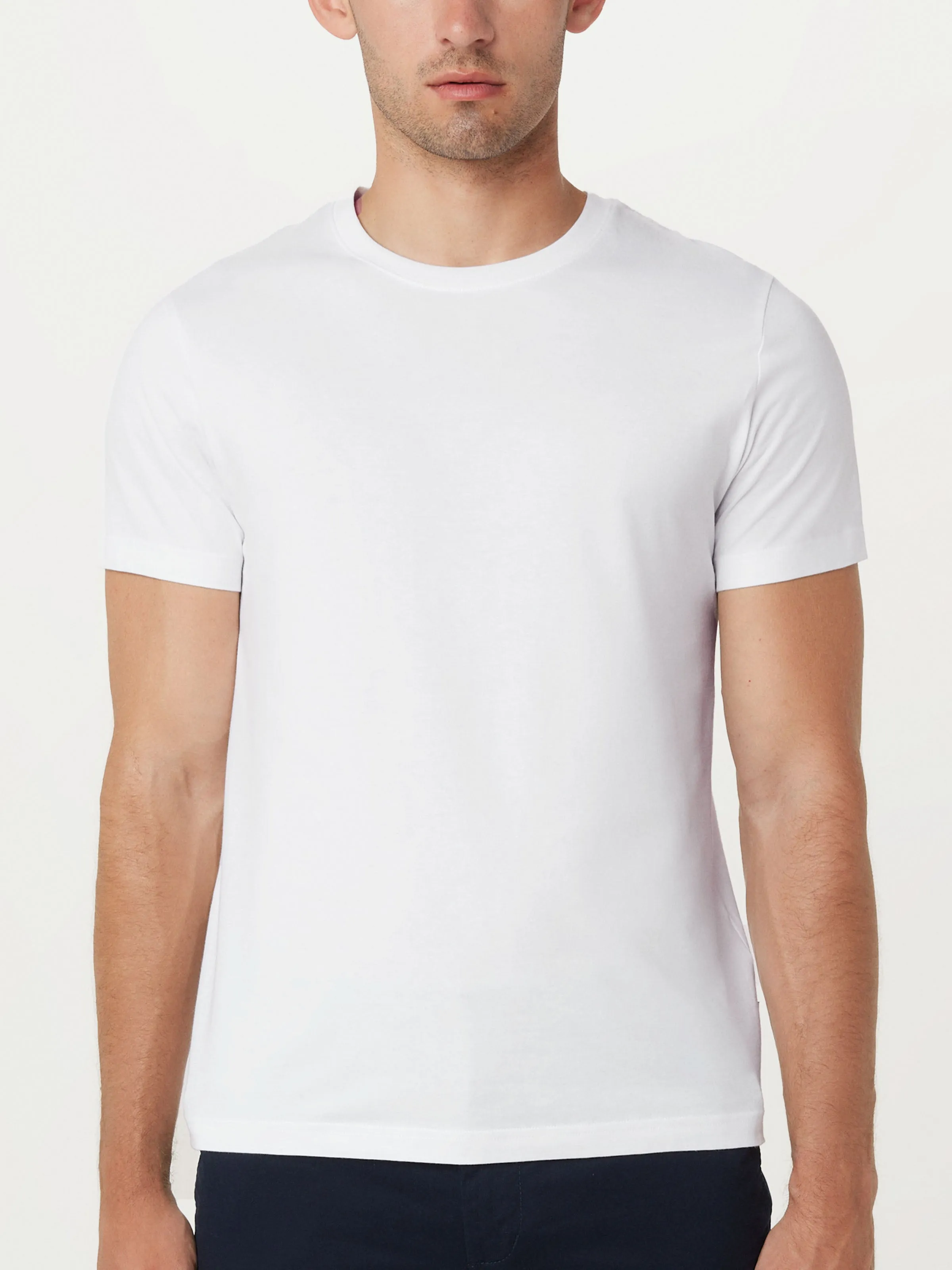 The Essential Slim T-Shirt in White sold by Frank & Oak product image thumbnail 2