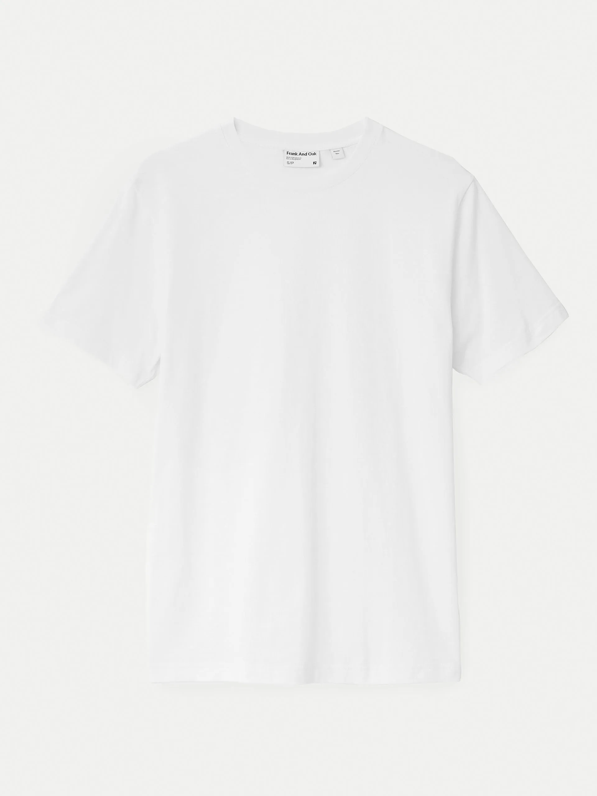 The Essential Slim T-Shirt in White sold by Frank & Oak product image thumbnail 4