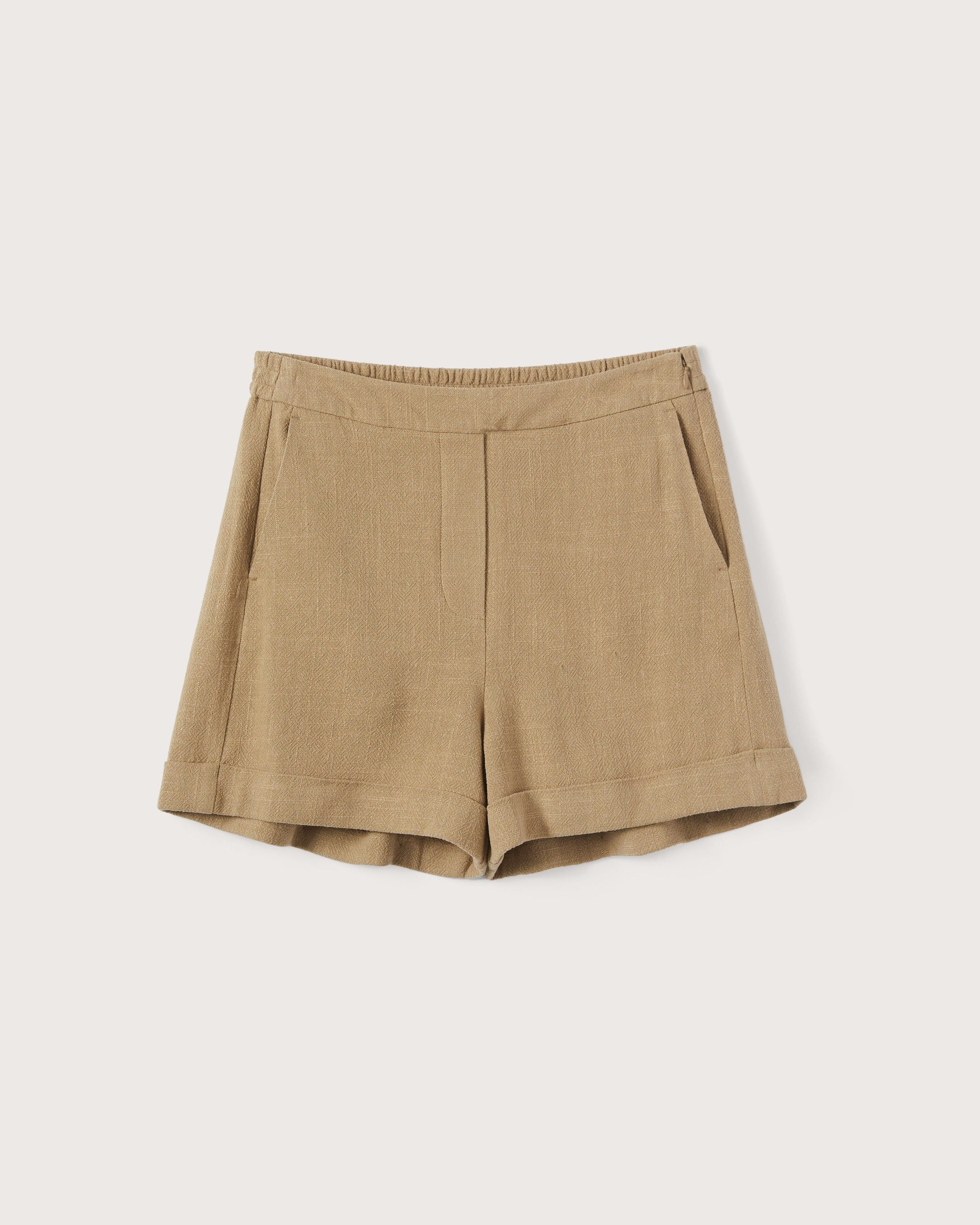 The Annie Linen Short in Light brown sold by Frank & Oak product image thumbnail 6