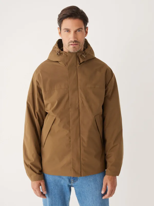 The Anorak Rain Jacket in Sepia sold by Frank & Oak