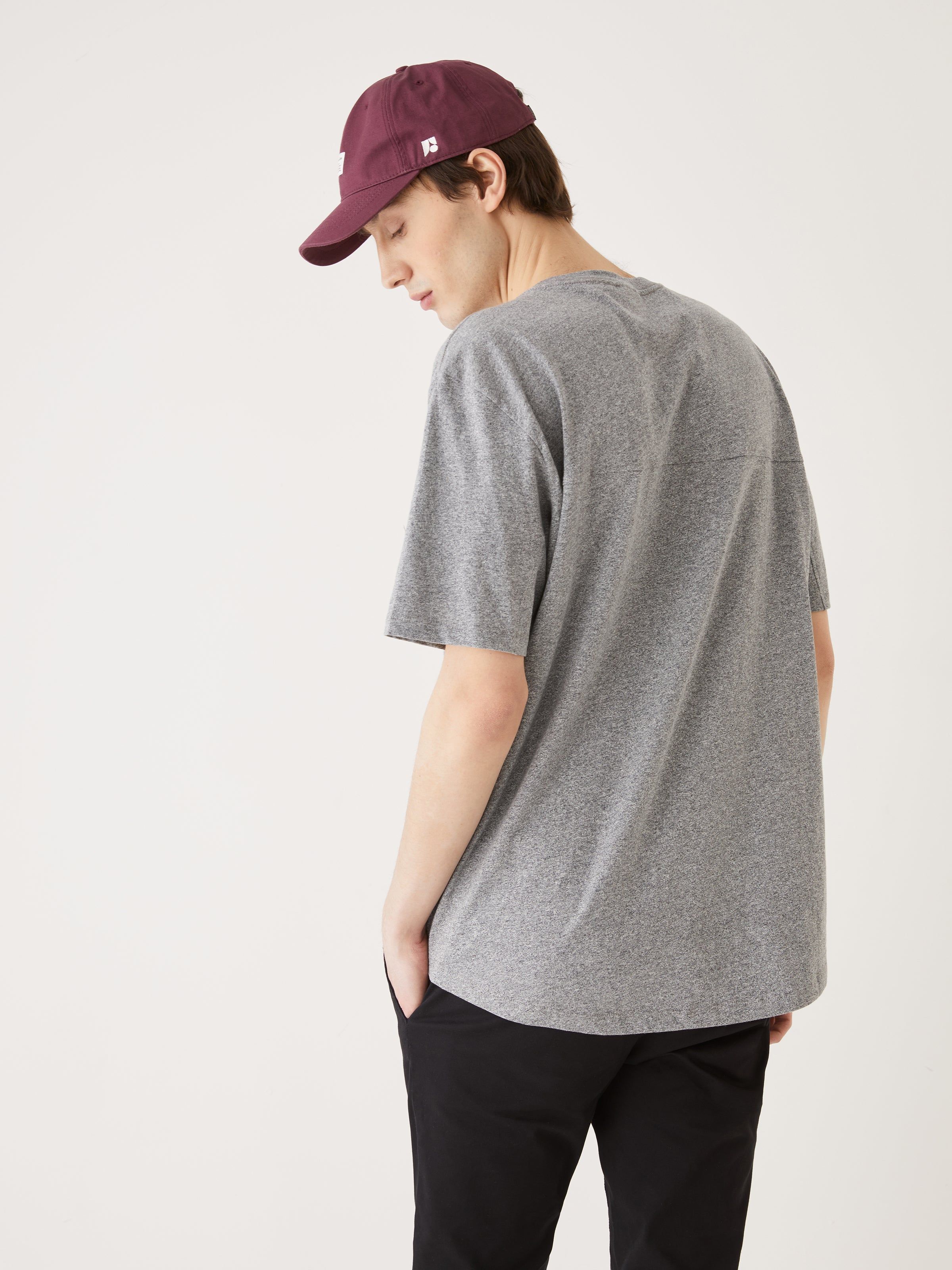 The Relaxed Fit Arc Hem T-Shirt in Concrete Grey sold by Frank & Oak product image thumbnail 2