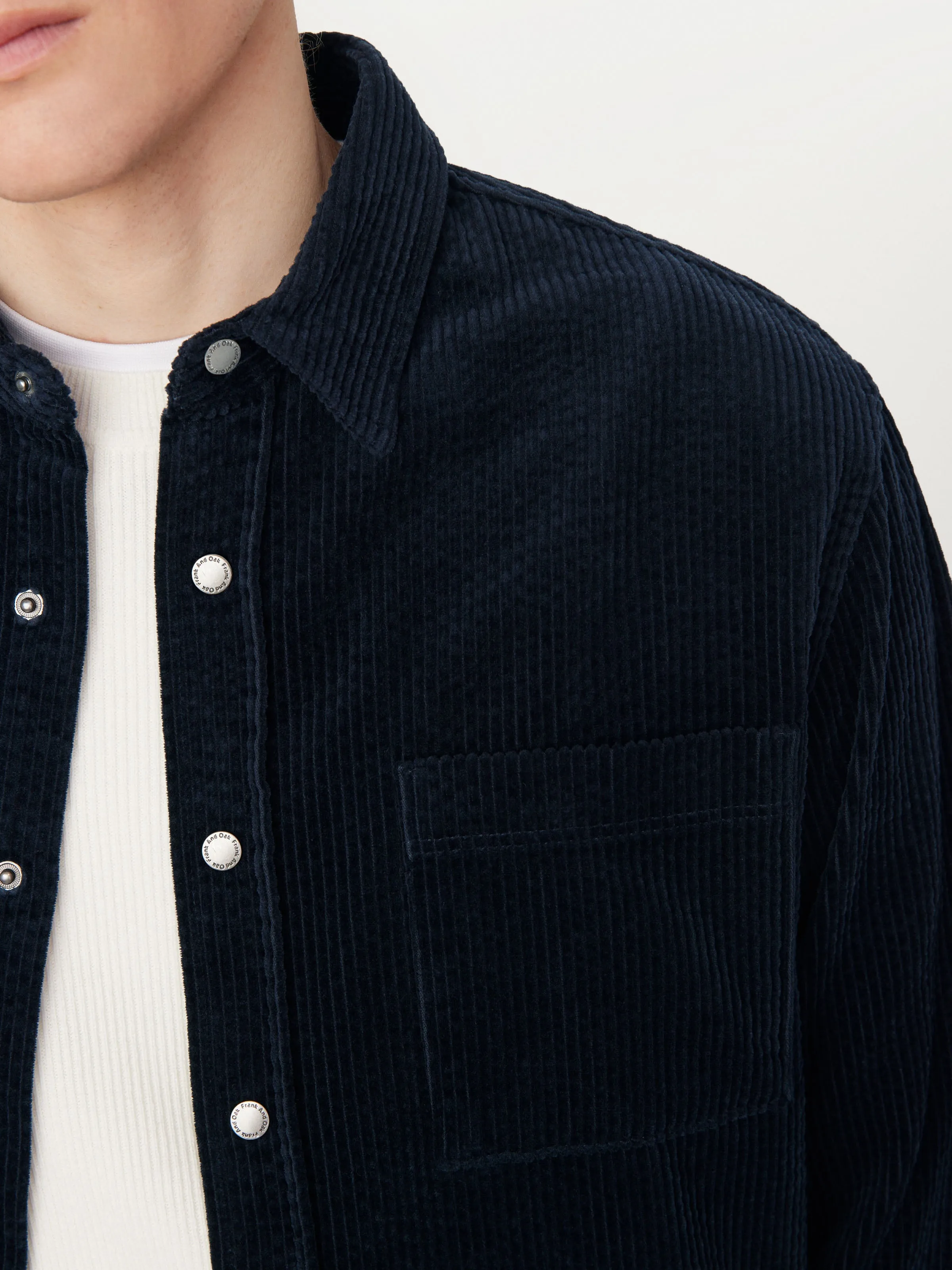 The Corduroy Shirt in Deep Blue sold by Frank & Oak product image thumbnail 2
