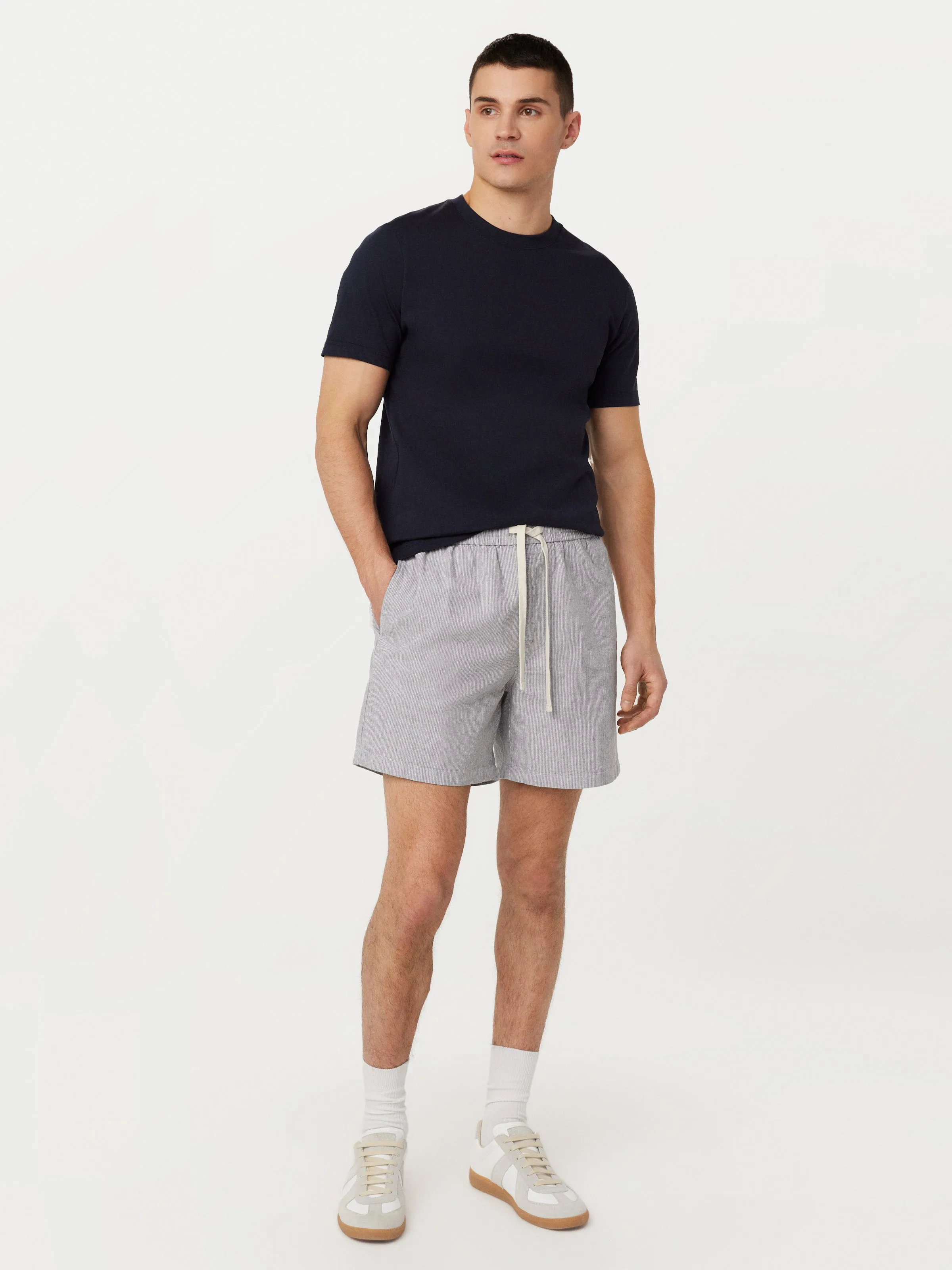 The Essential Slim T-Shirt in Deep Blue sold by Frank & Oak product image thumbnail 2