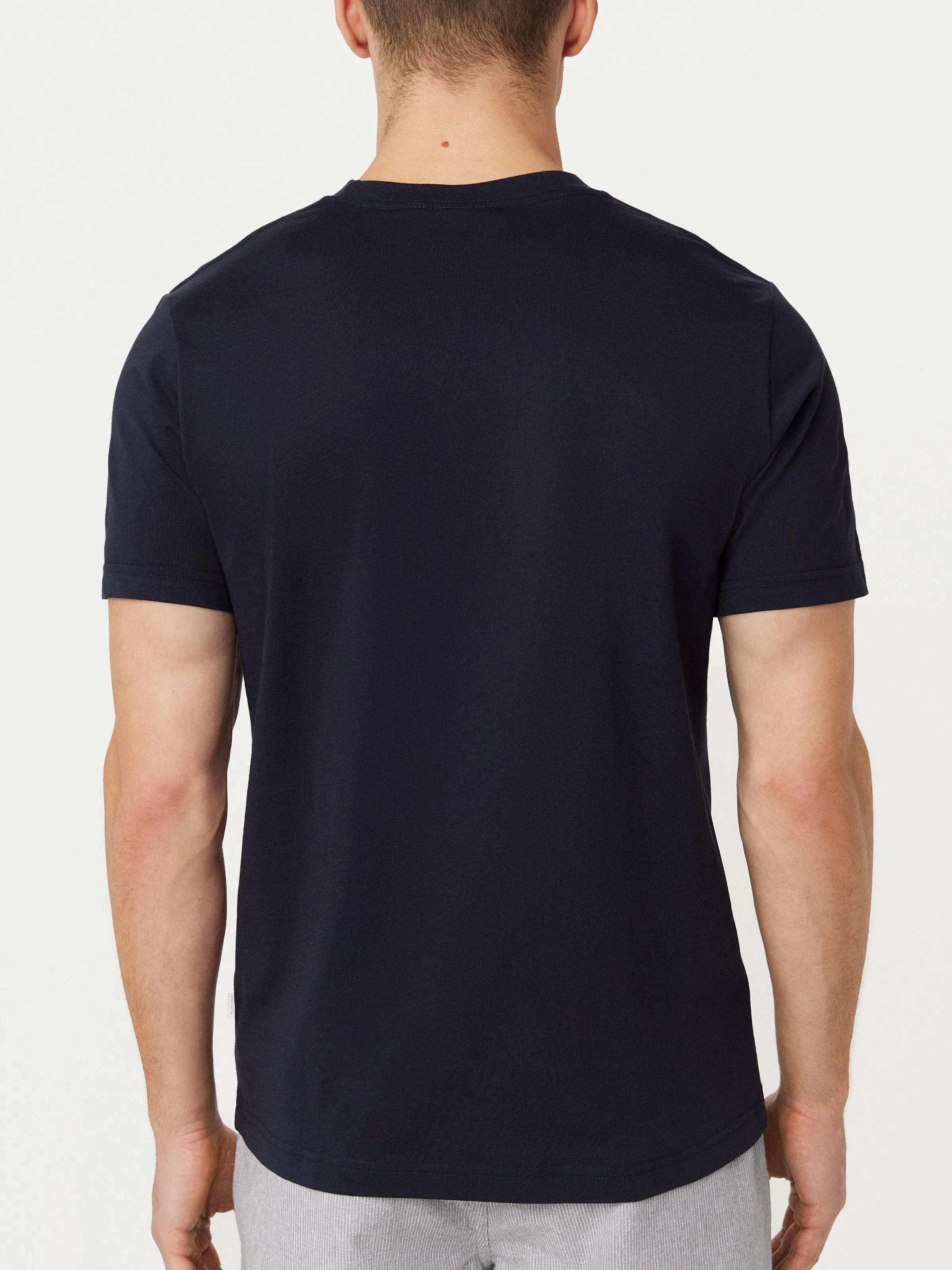 The Essential Slim T-Shirt in Deep Blue sold by Frank & Oak product image thumbnail 4