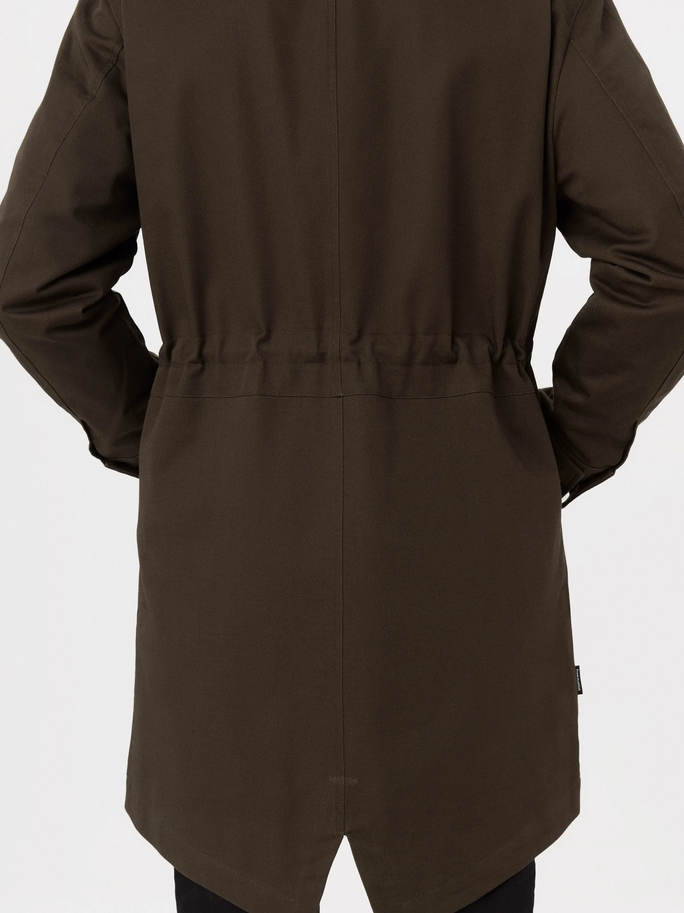 The Fishtail Parka in Dark Taupe sold by Frank & Oak product image thumbnail 3