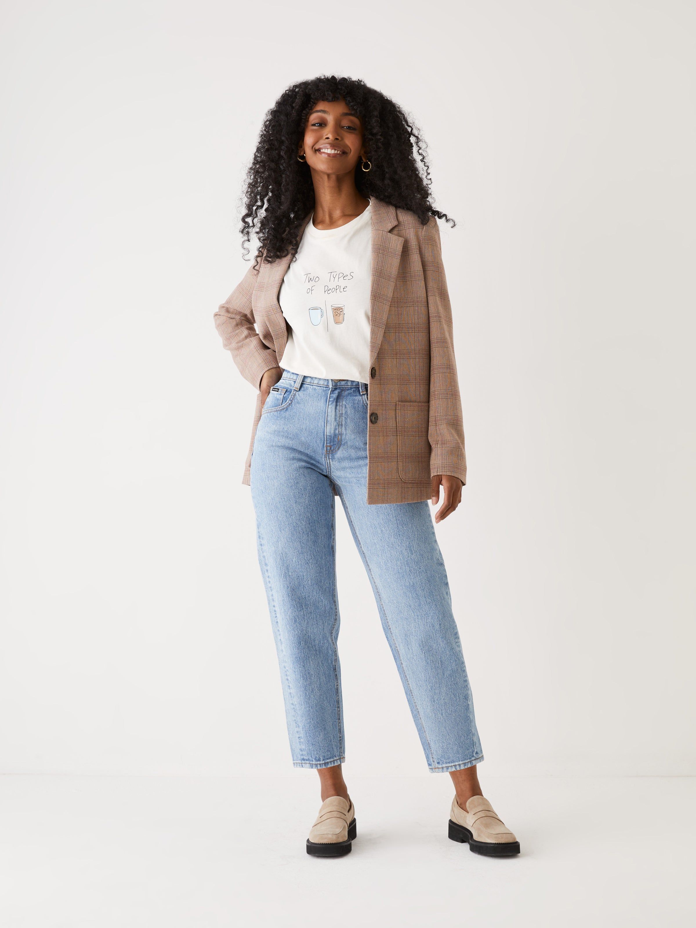 The Relaxed Fit Graphic T-Shirt in Beige sold by Frank & Oak product image thumbnail 2