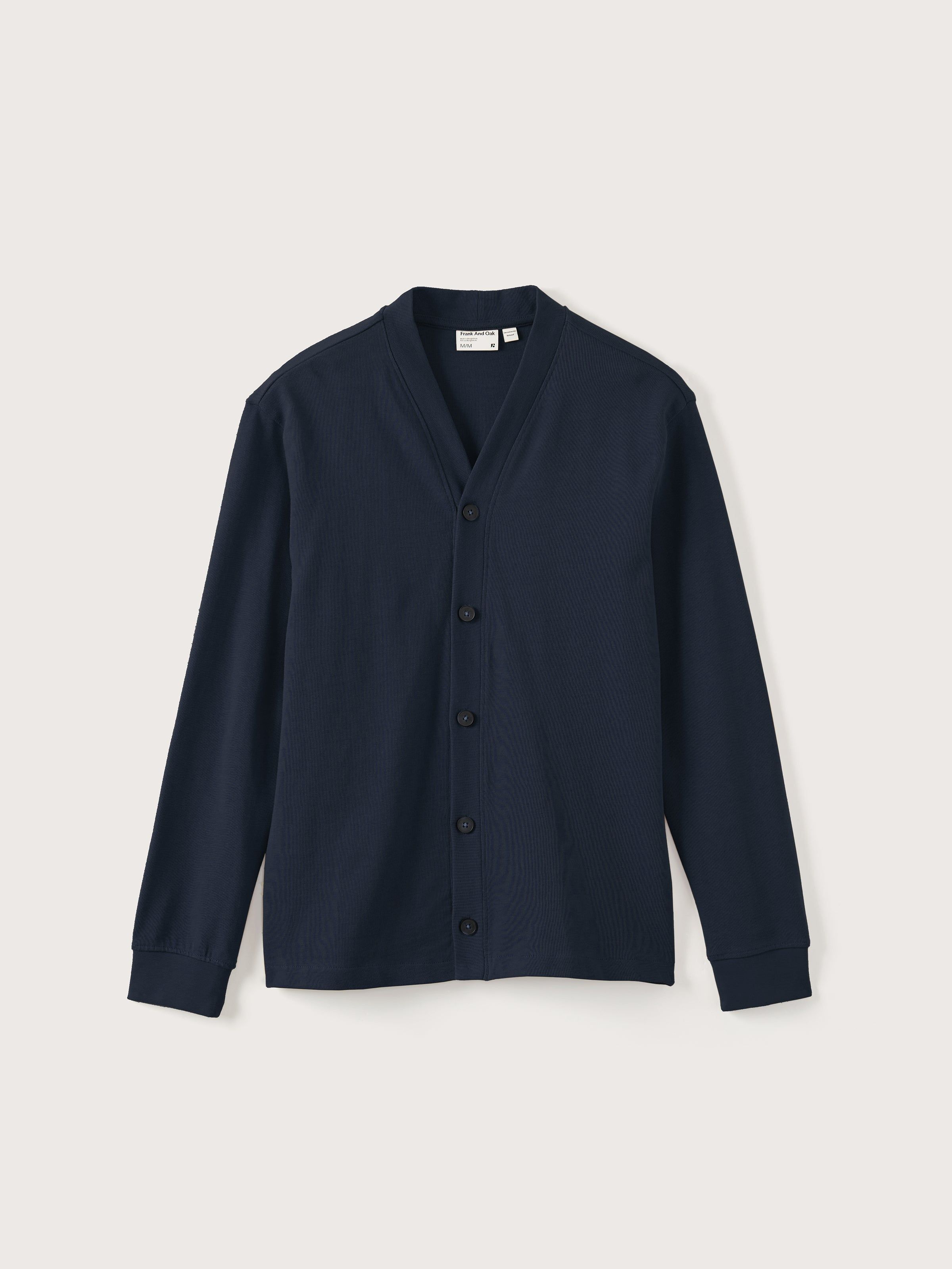 The Jersey Cardigan in Deep Blue sold by Frank & Oak product image thumbnail 5
