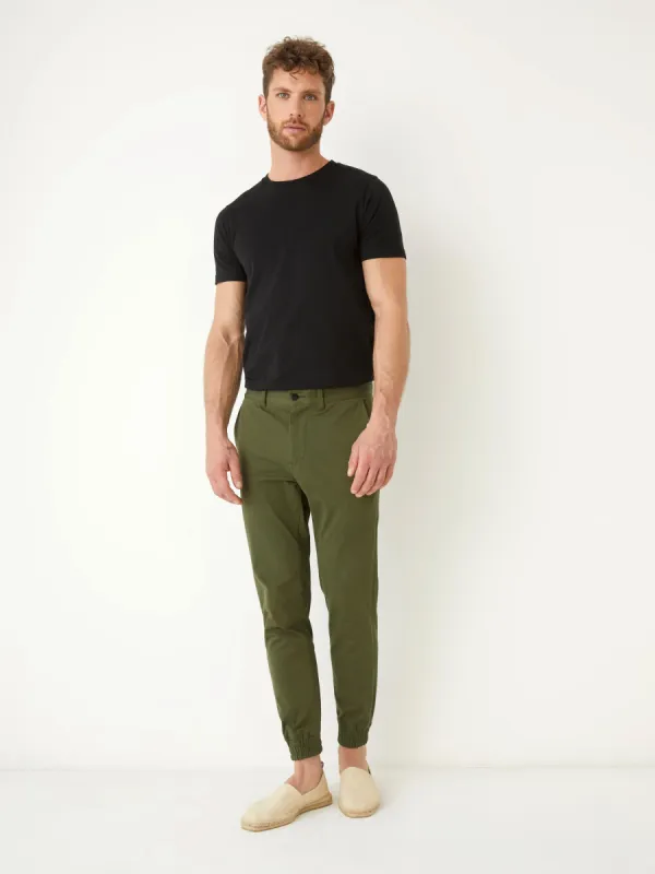 The Flex Jogger in Khaki made by Frank & Oak