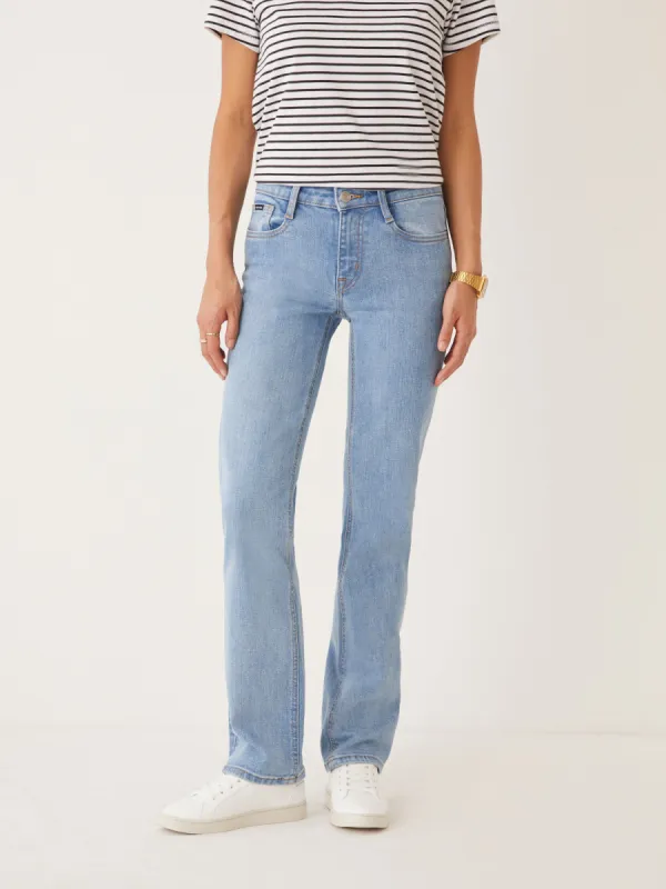 The Mid Rise Joan Bootcut Jean in Light Indigo sold by Frank & Oak