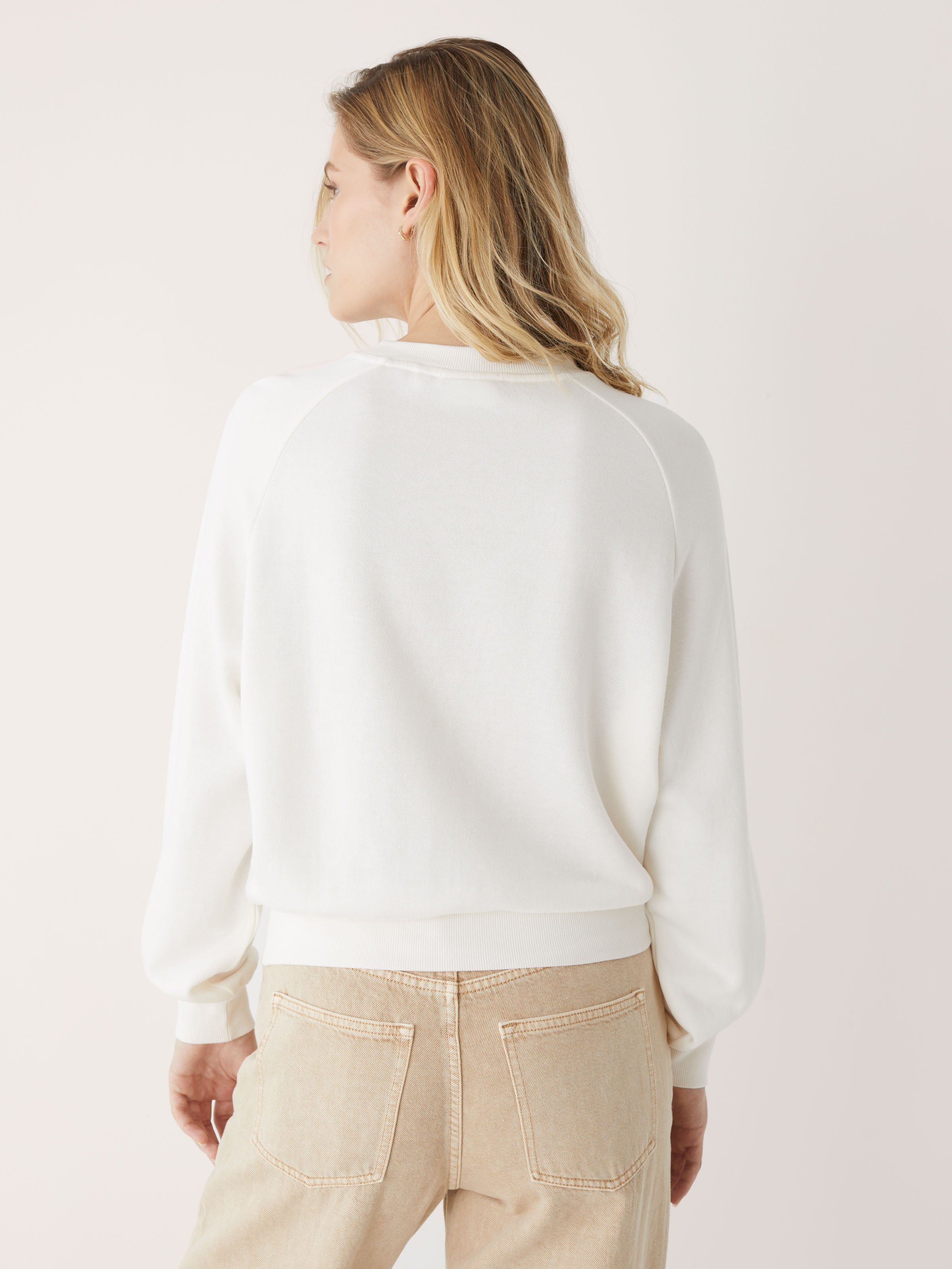 The French Terry Crewneck in Cream sold by Frank & Oak product image thumbnail 4