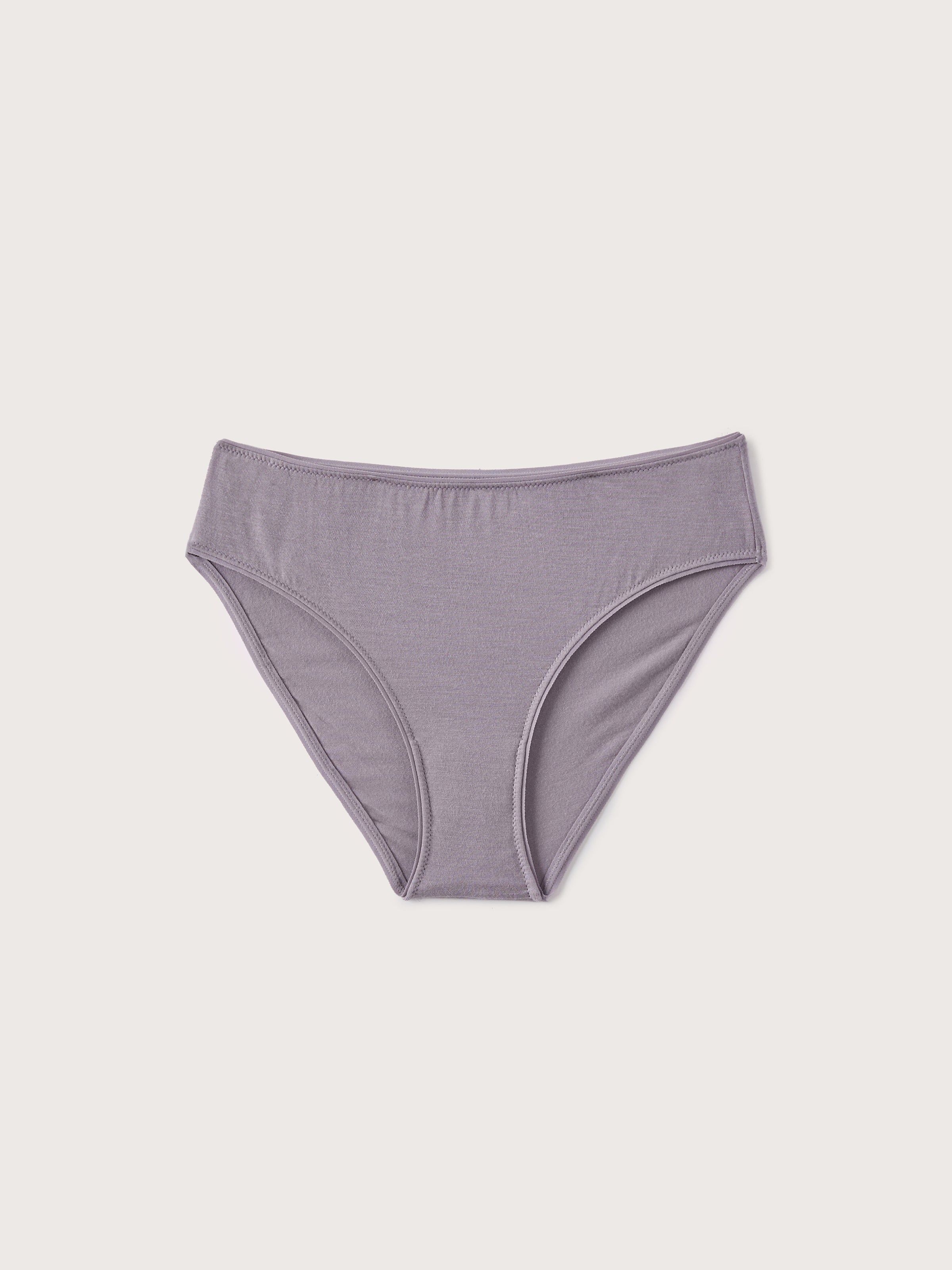 The TENCEL™ Modal Bikini Panty in Grey sold by Frank & Oak product image thumbnail 5