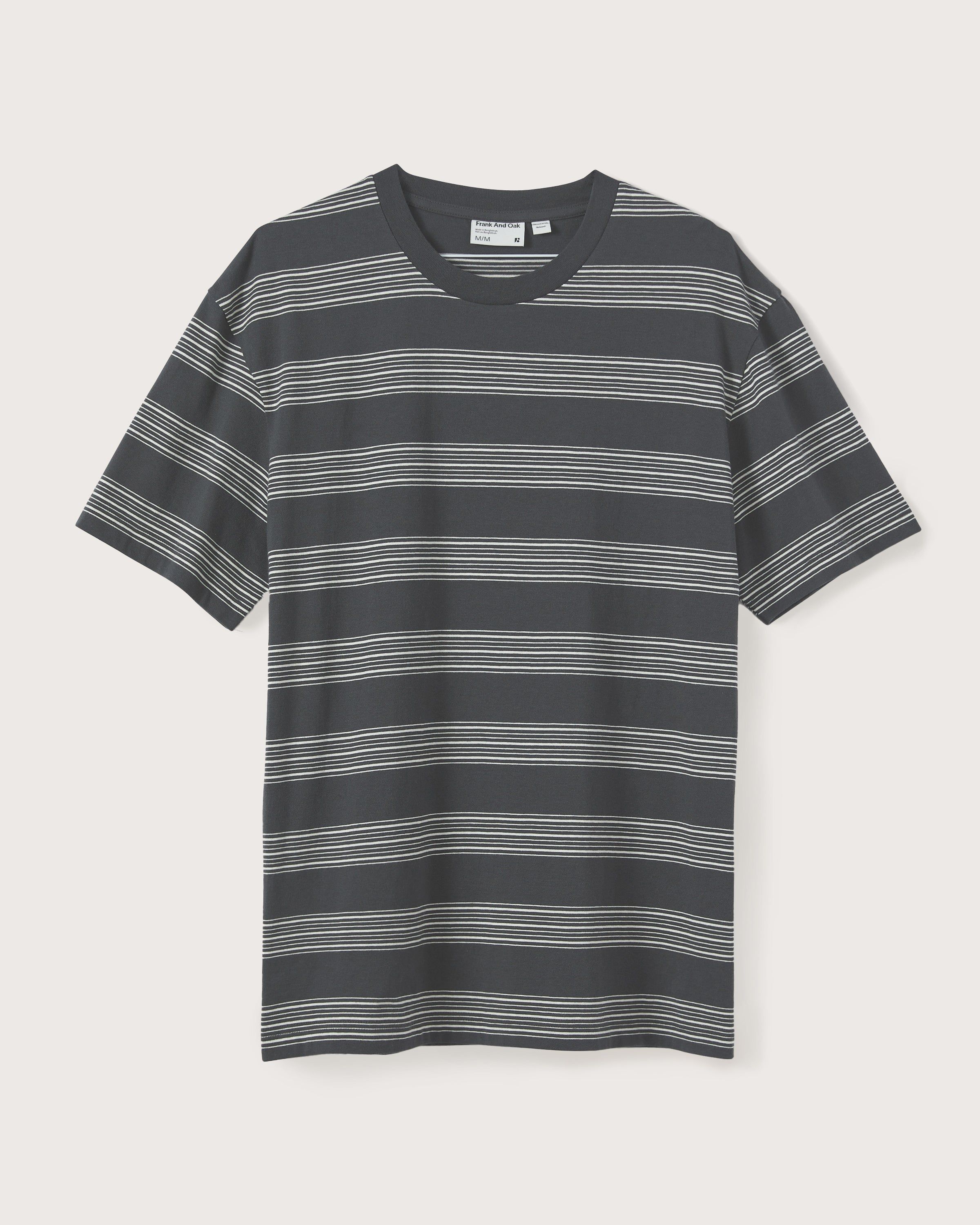 The Relaxed Fit Essential T-shirt in Dark Grey sold by Frank & Oak product image thumbnail 6