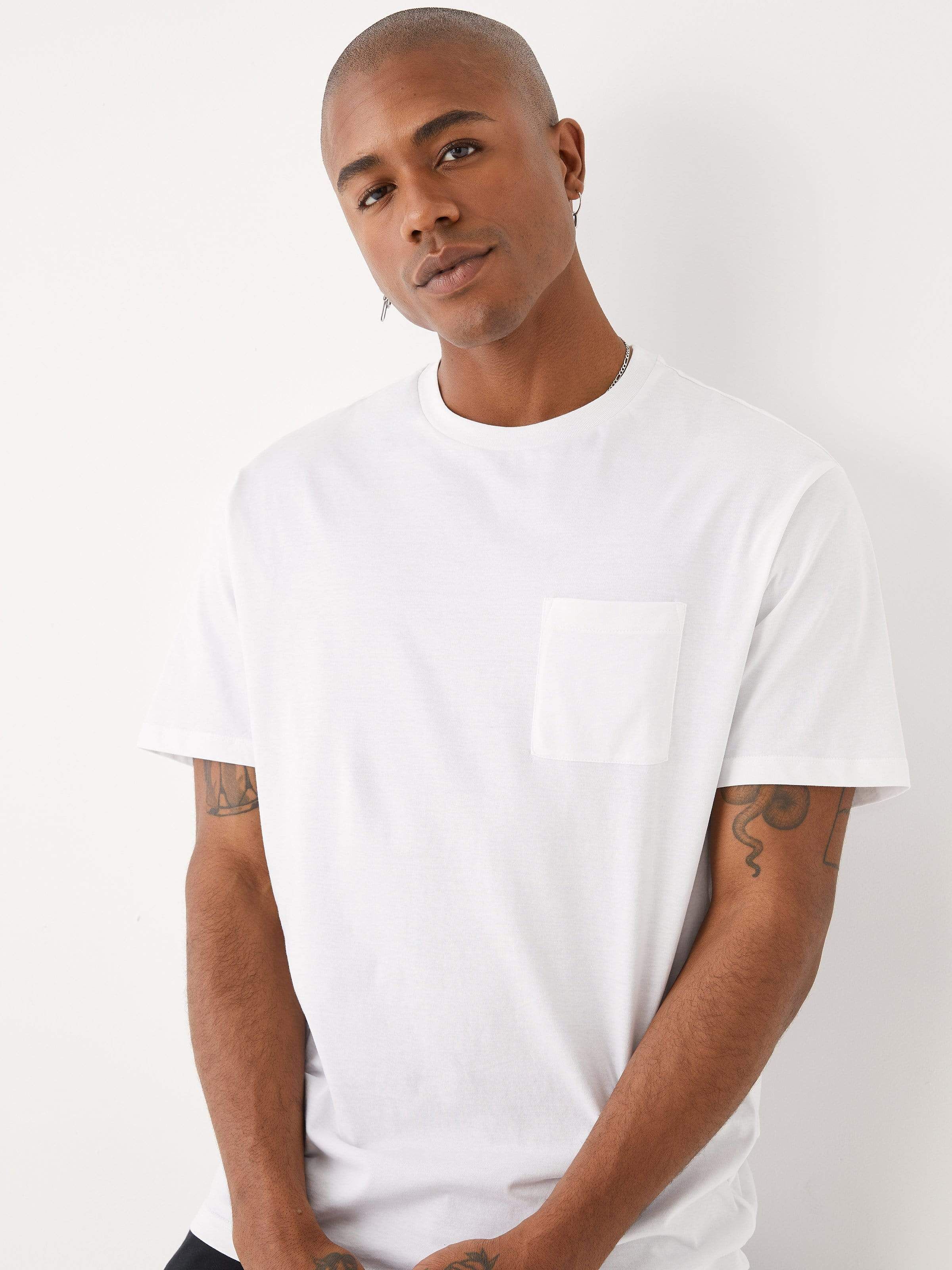 The Relaxed Essential T-Shirt in Bright White sold by Frank & Oak product image thumbnail 5