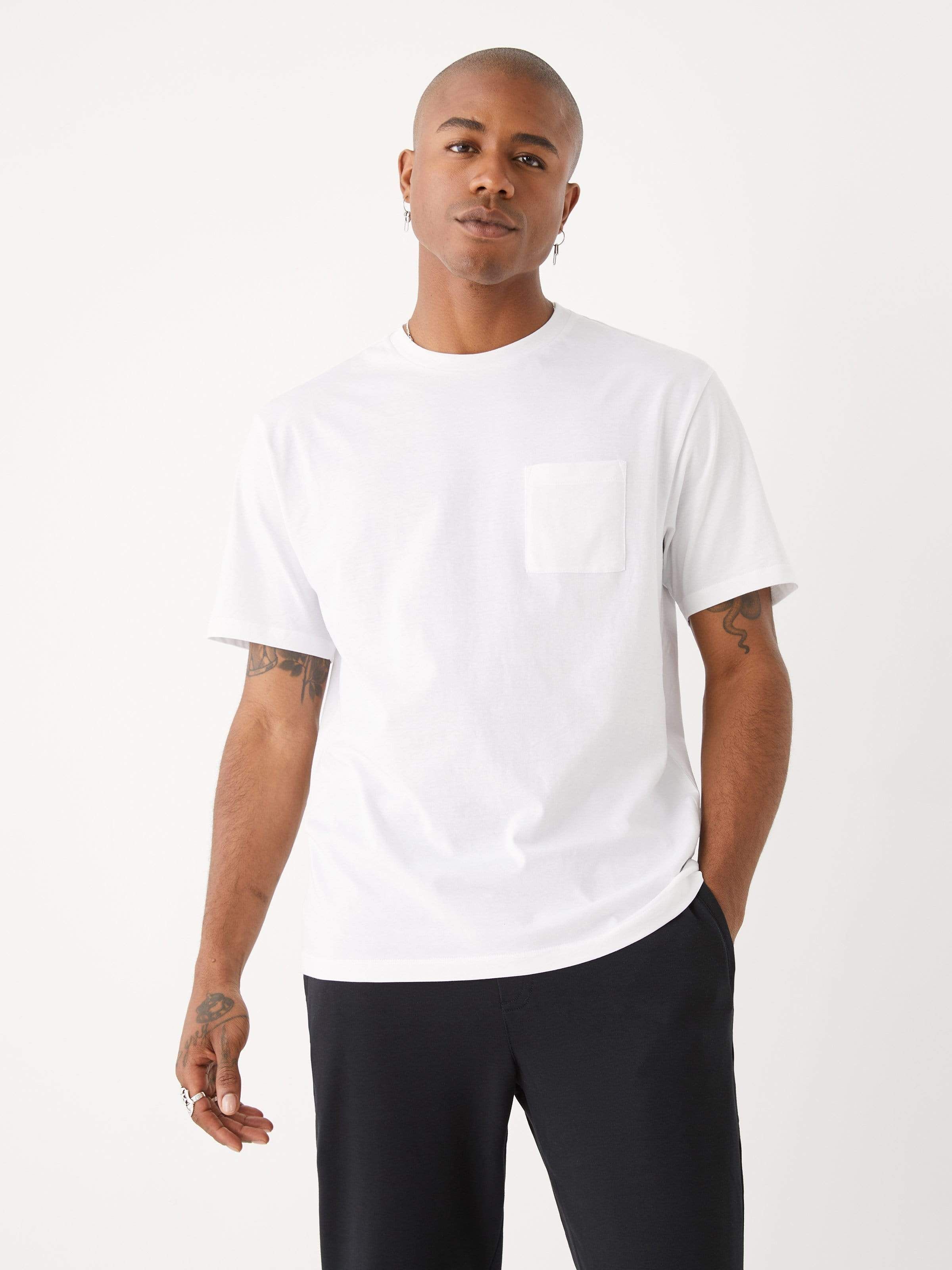The Relaxed Essential T-Shirt in Bright White sold by Frank & Oak